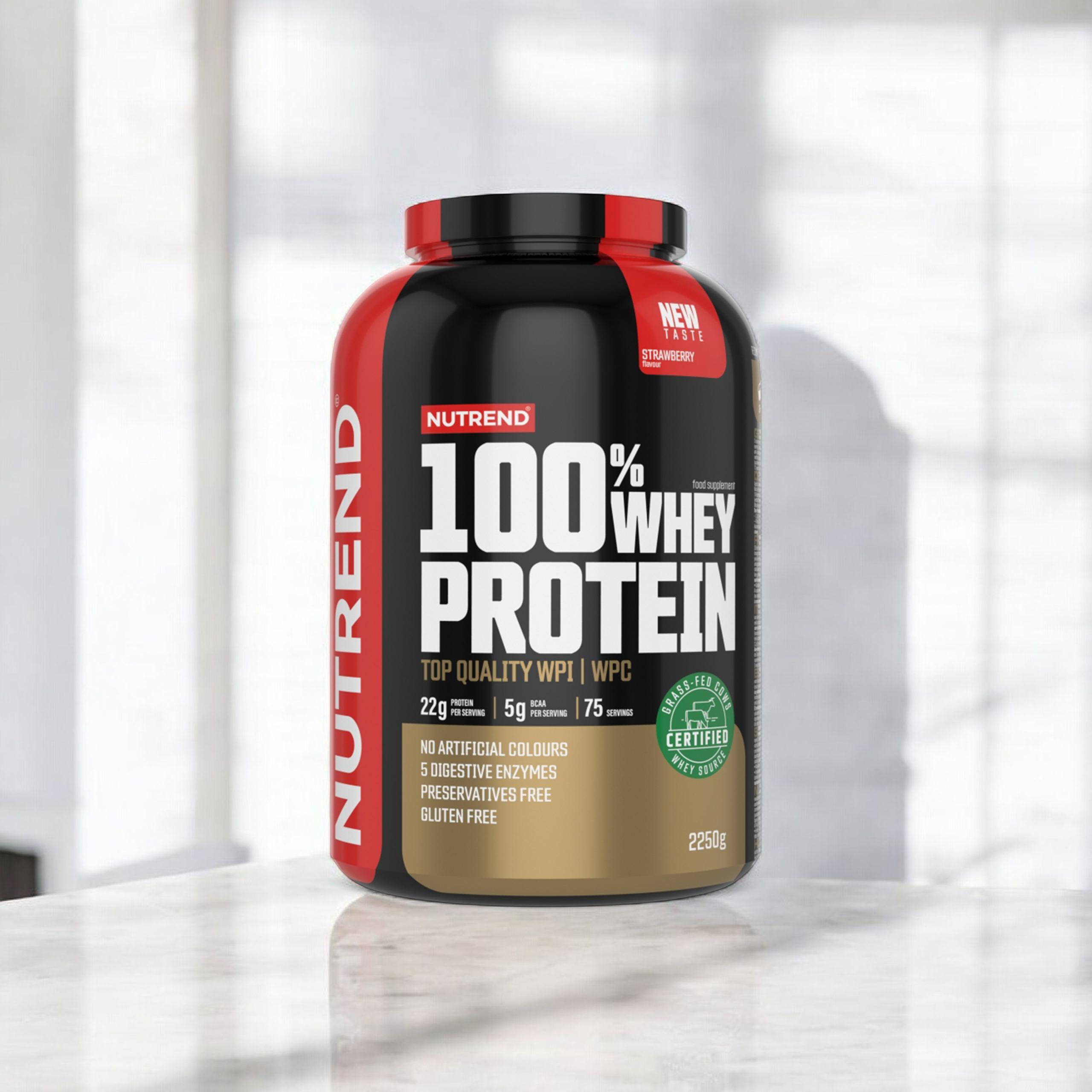 NUTREND 100% Whey Protein - 3x 2250g