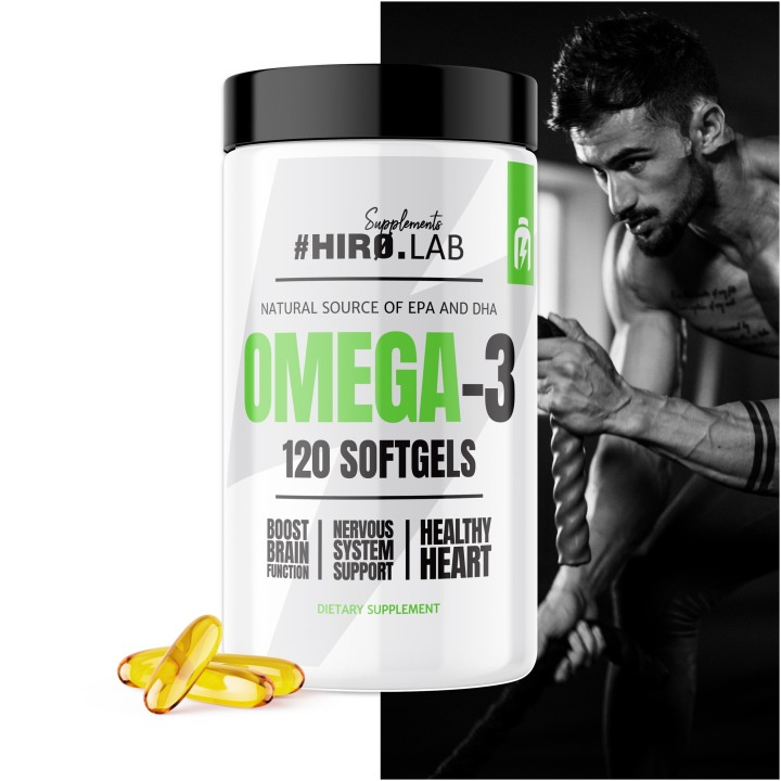 HIRO.LAB Omega 3 EPA 330mg DHA 220mg - 2x 120softgels
