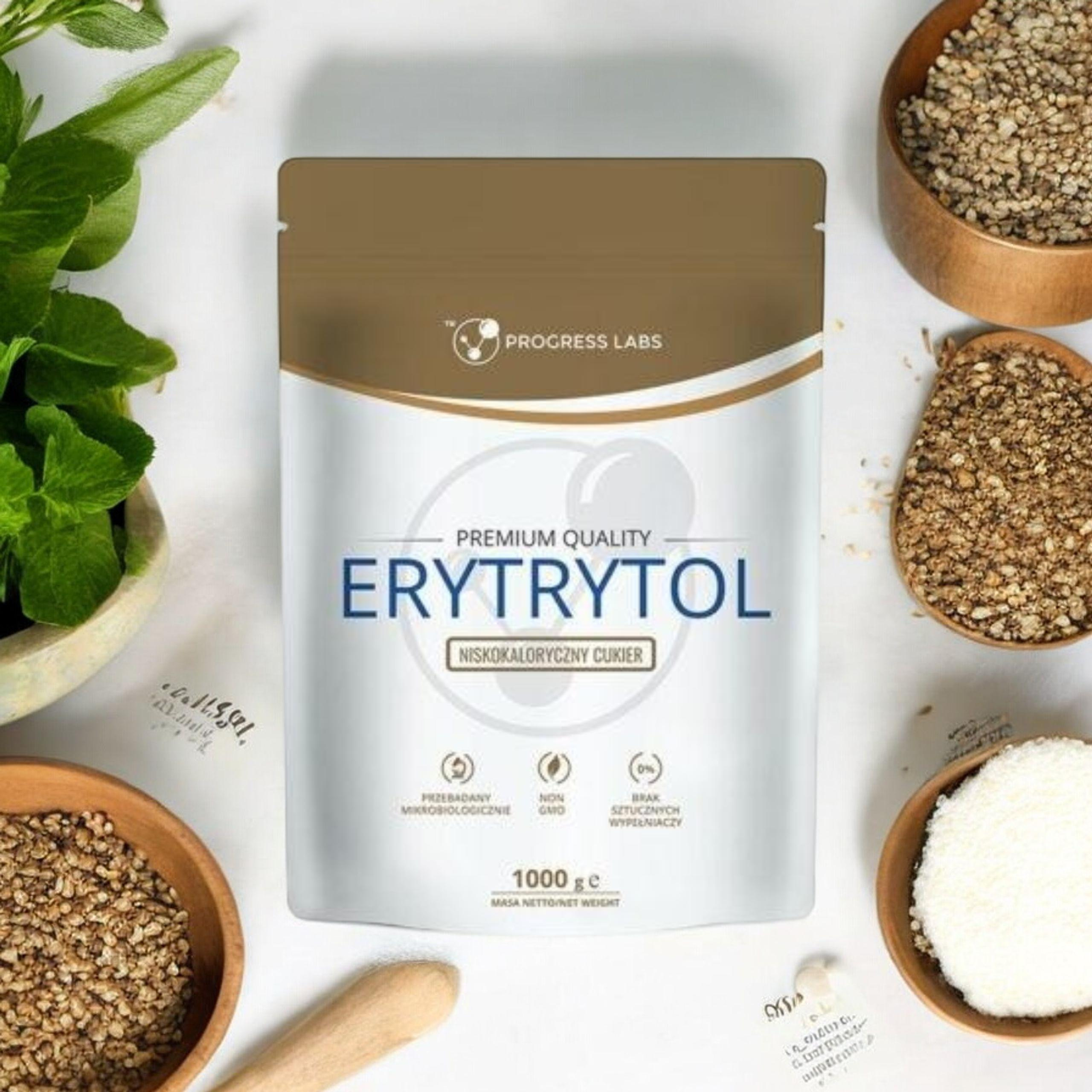 PROGRESS LABS - Erytrytol - 3x 1000g