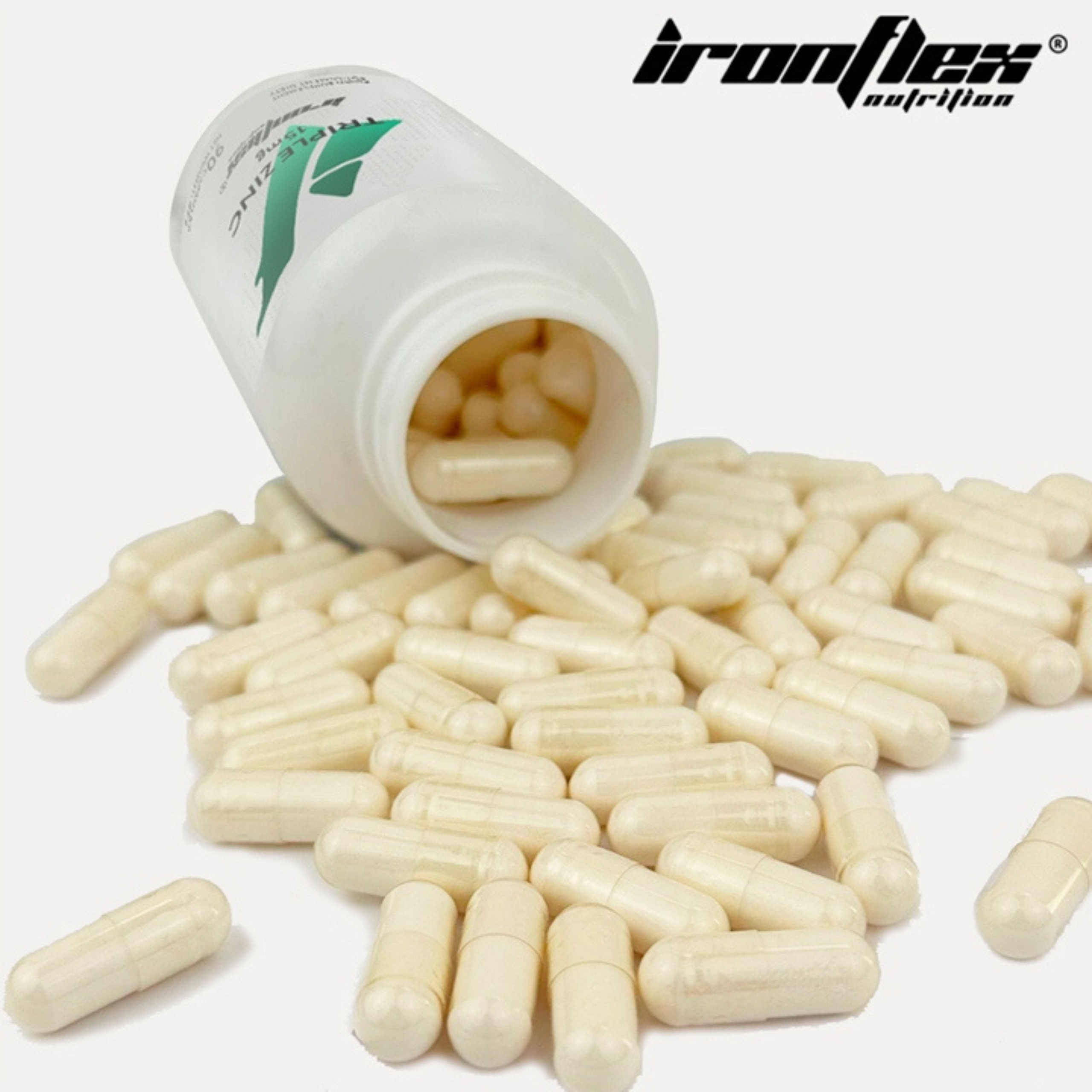 IRONFLEX - Triple Zinc 15mg - 2x 90caps.