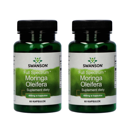 SWANSON Full Spectrum Moringa Oleifera 400mg - 2x 60caps