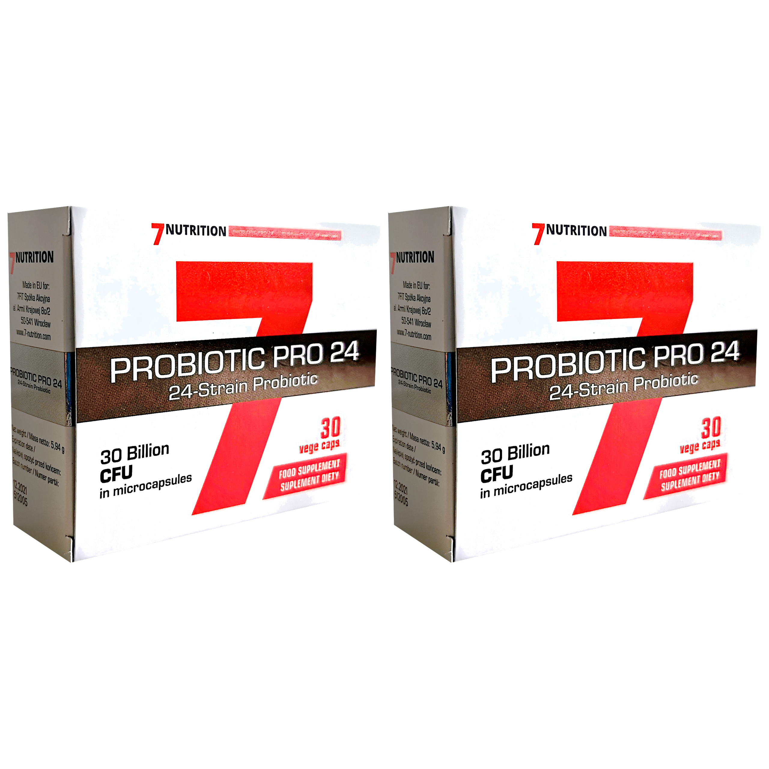 7 NUTRITION Probiotic Pro 24 - 2x 30vcaps.