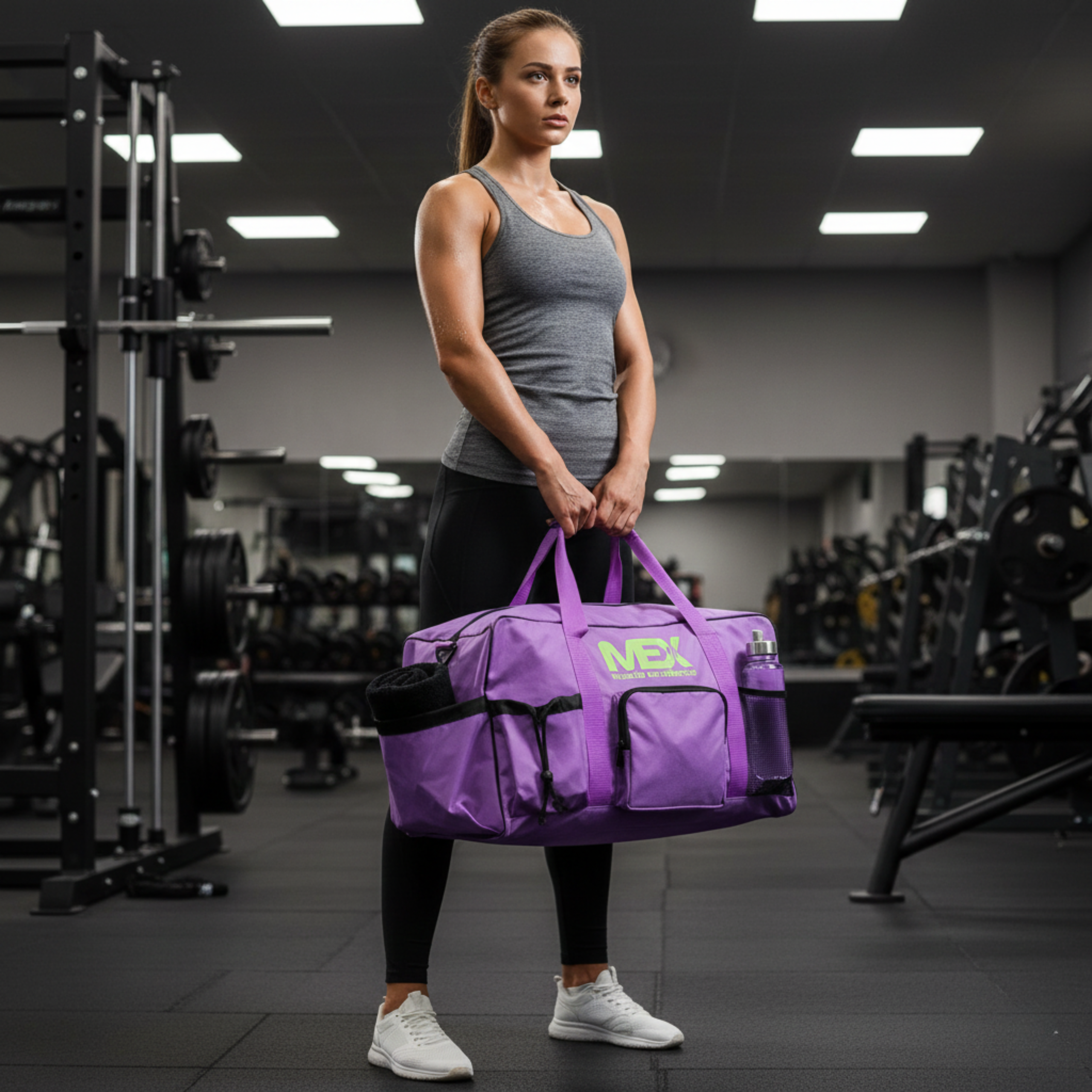 MEX NUTRITION - Torba Sportowa GymFit - 3x Violet