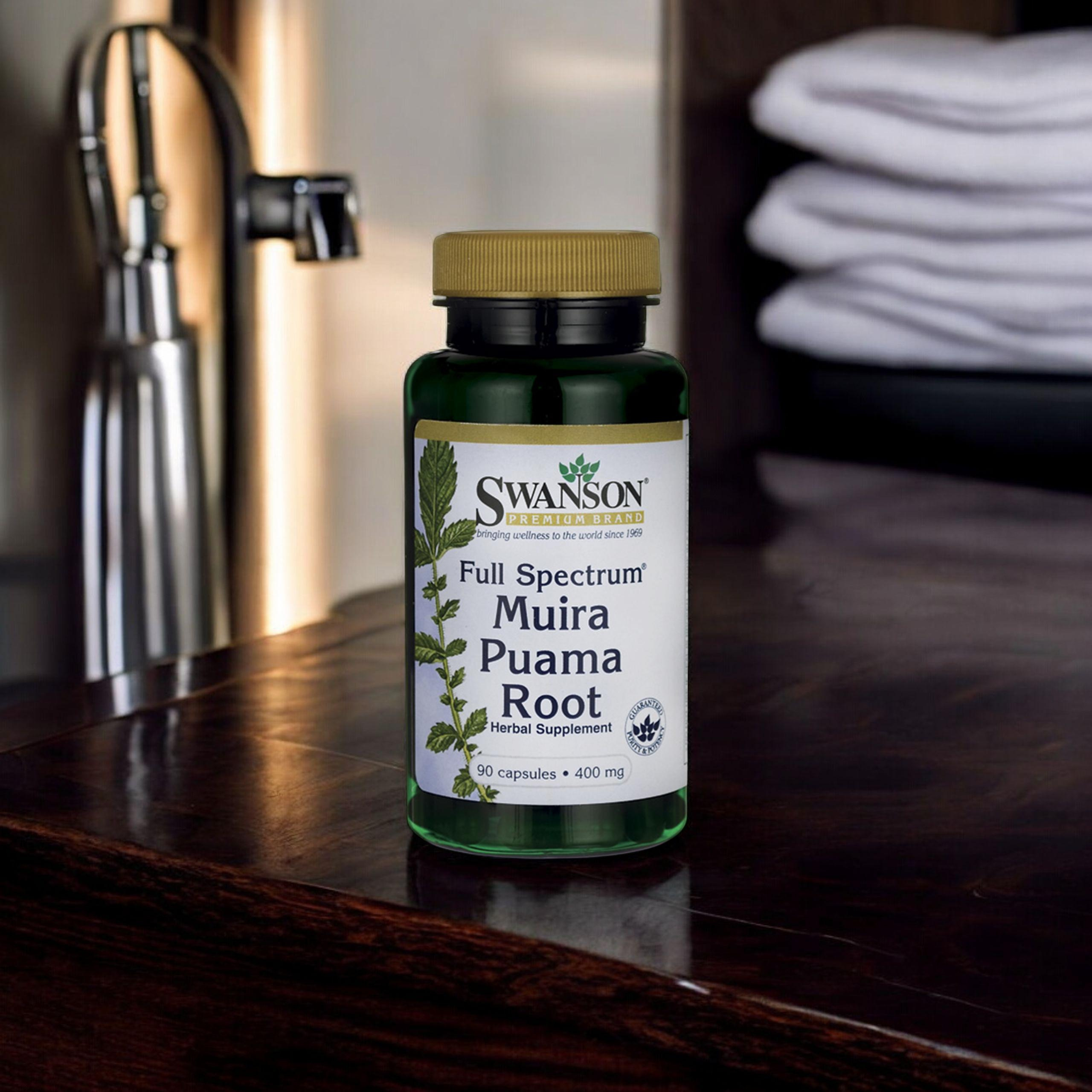 SWANSON Full Spectrum Muira Puama Root 400mg - 90caps