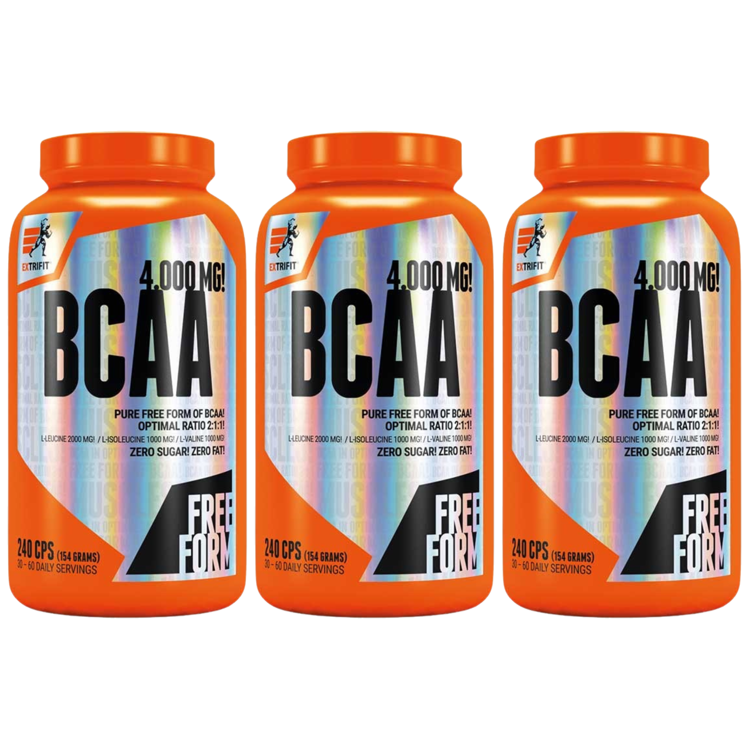 EXTRIFIT BCAA 2:1:1 Pure - 3x 240caps