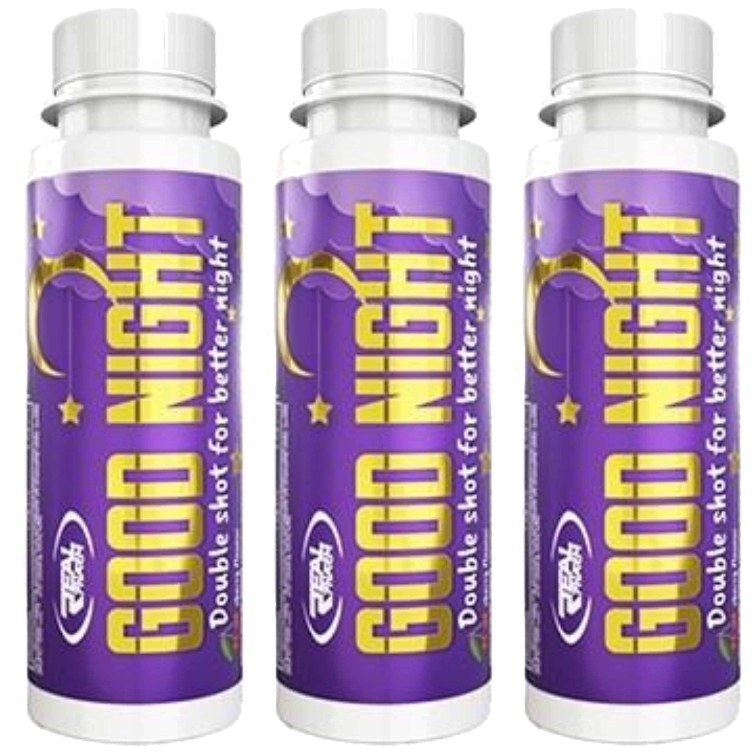 REAL PHARM - Good Night Shot - 3x 80ml - Cherry