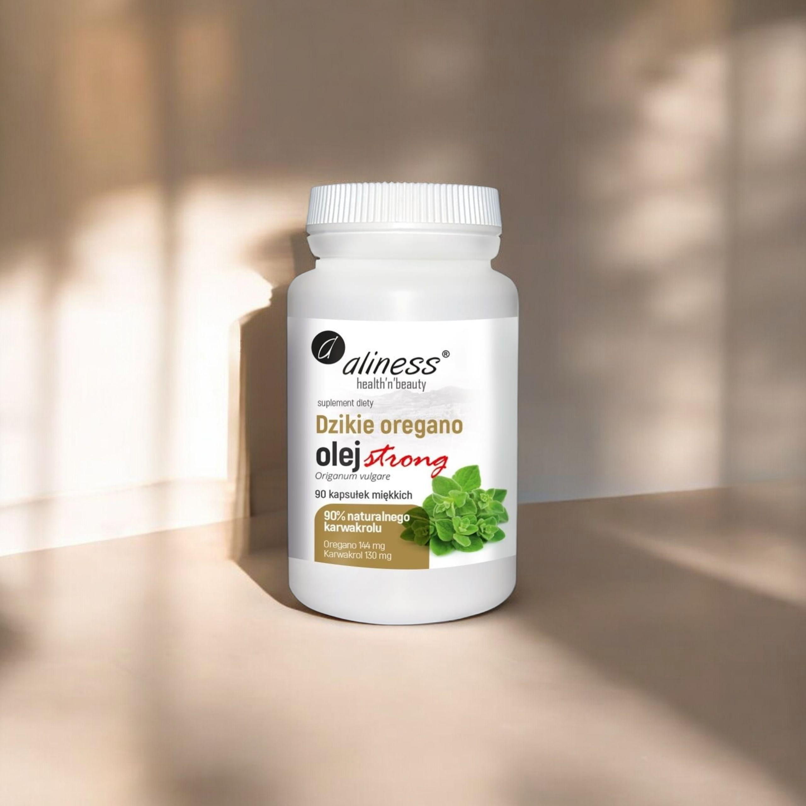ALINESS - Oregano Olej Strong 100% Natural - 90vcaps.