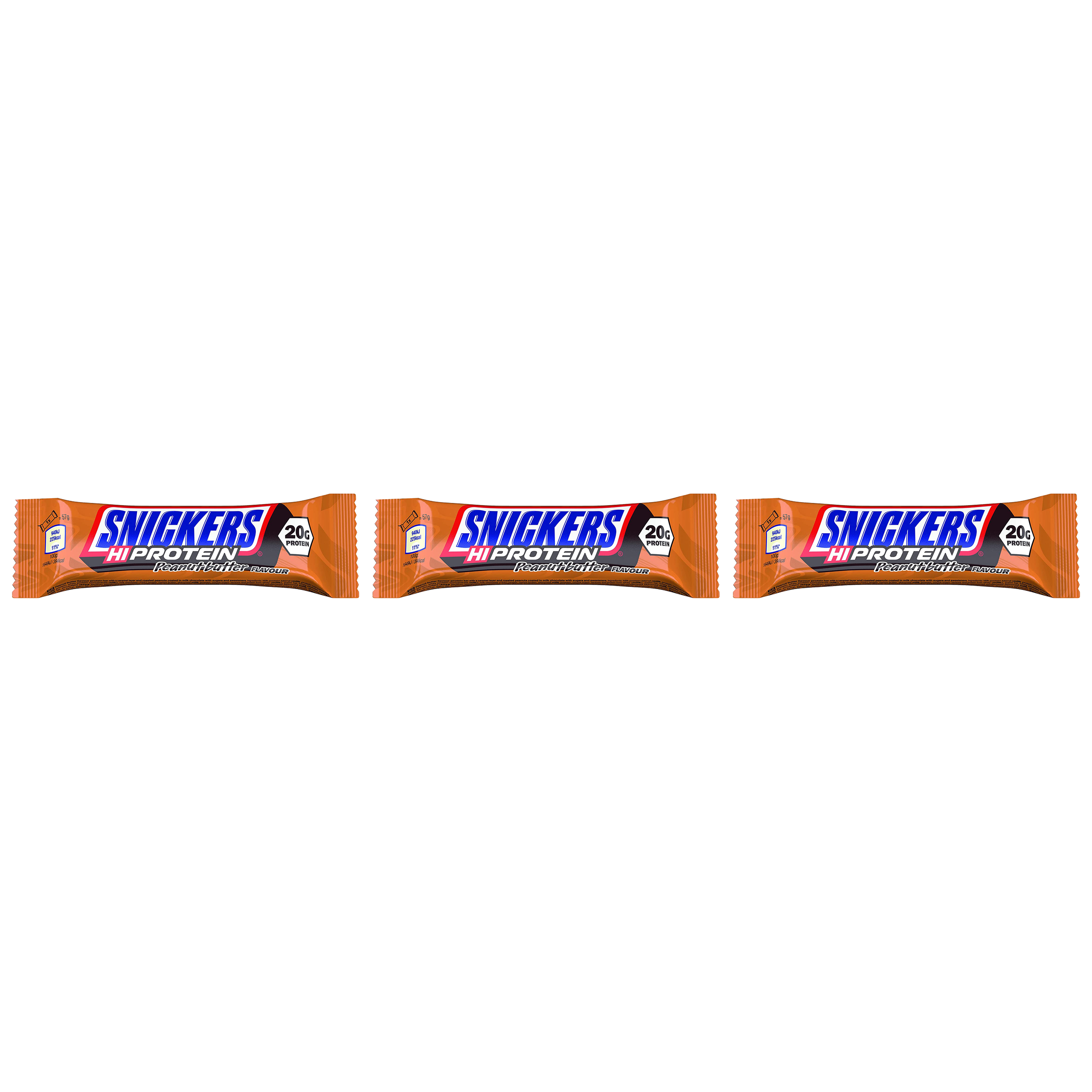 Mars Baton Snickers HIProtein Bar Peanut Butter - 3x 57g