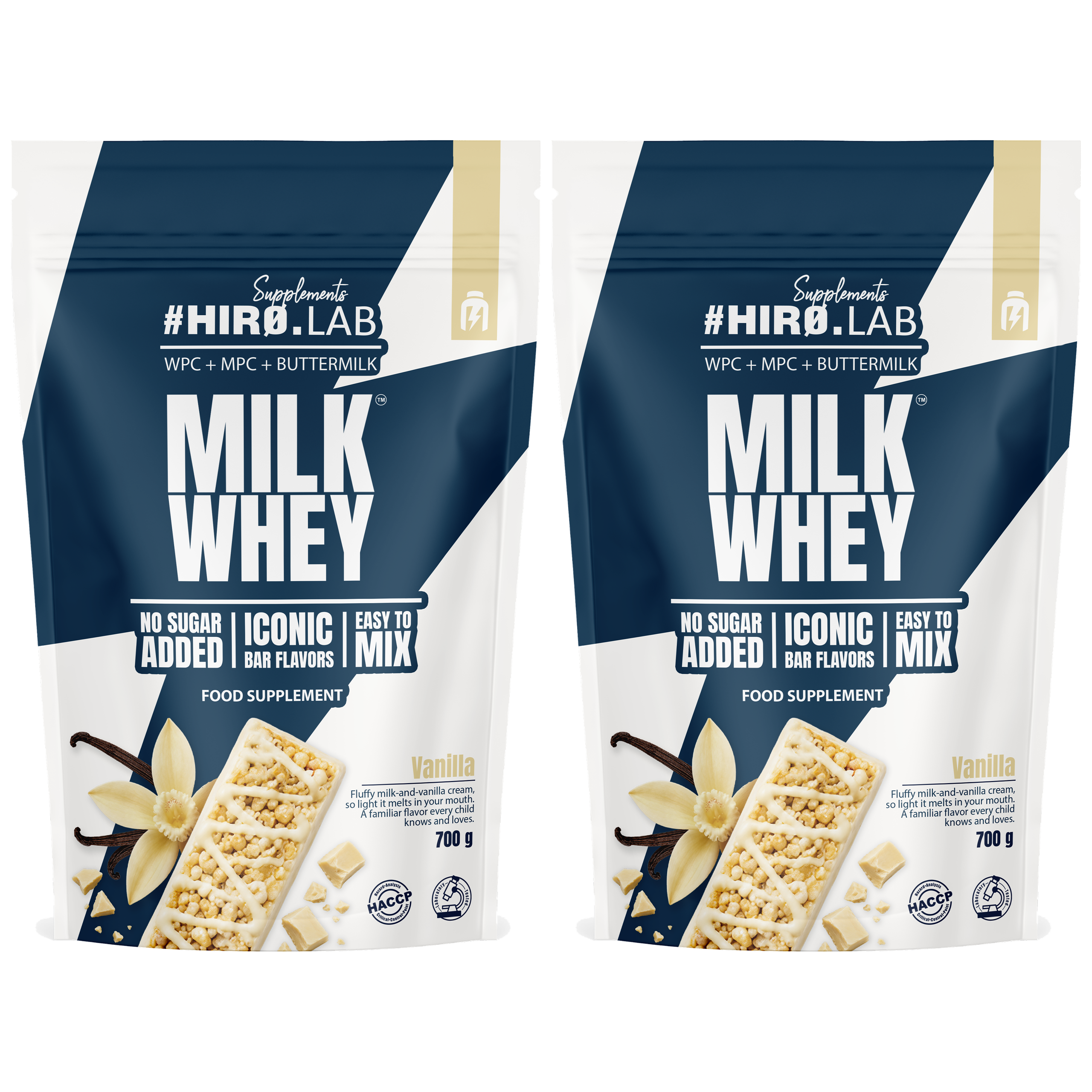 HIRO.LAB - Milk Whey - 2x 700g