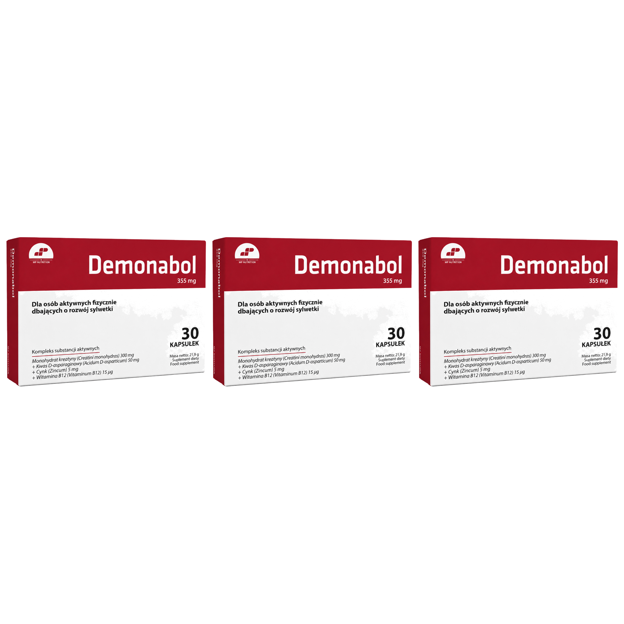 MP NUTRITION Demonabol - 3x 30caps