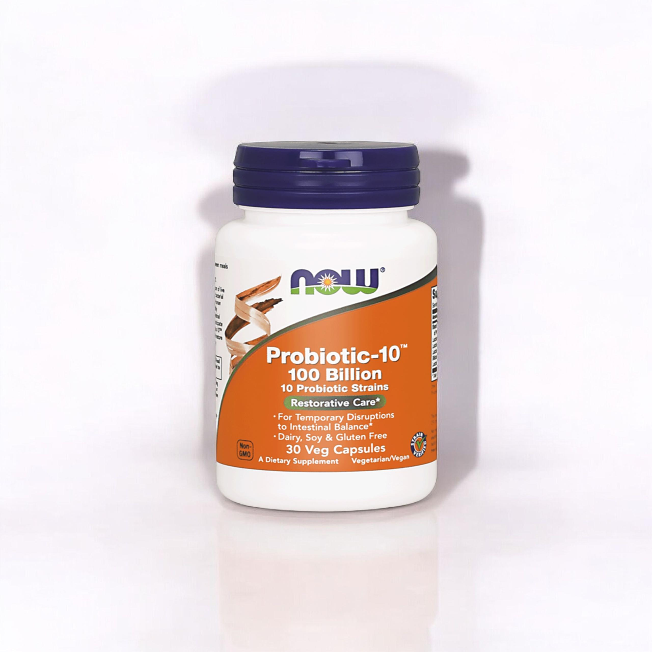 NOW Probiotic-10 100 Billion - 30 Veg Caps