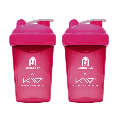 HIRO.LAB - Shaker Kamila Wybrańczyk - 2x 500ml - Pink