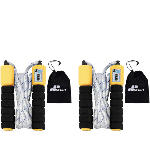 MP SPORT Jump Rope - Sponge Handle with Counter - 2x Skakanka z licznikiem z miękkim uchwytem