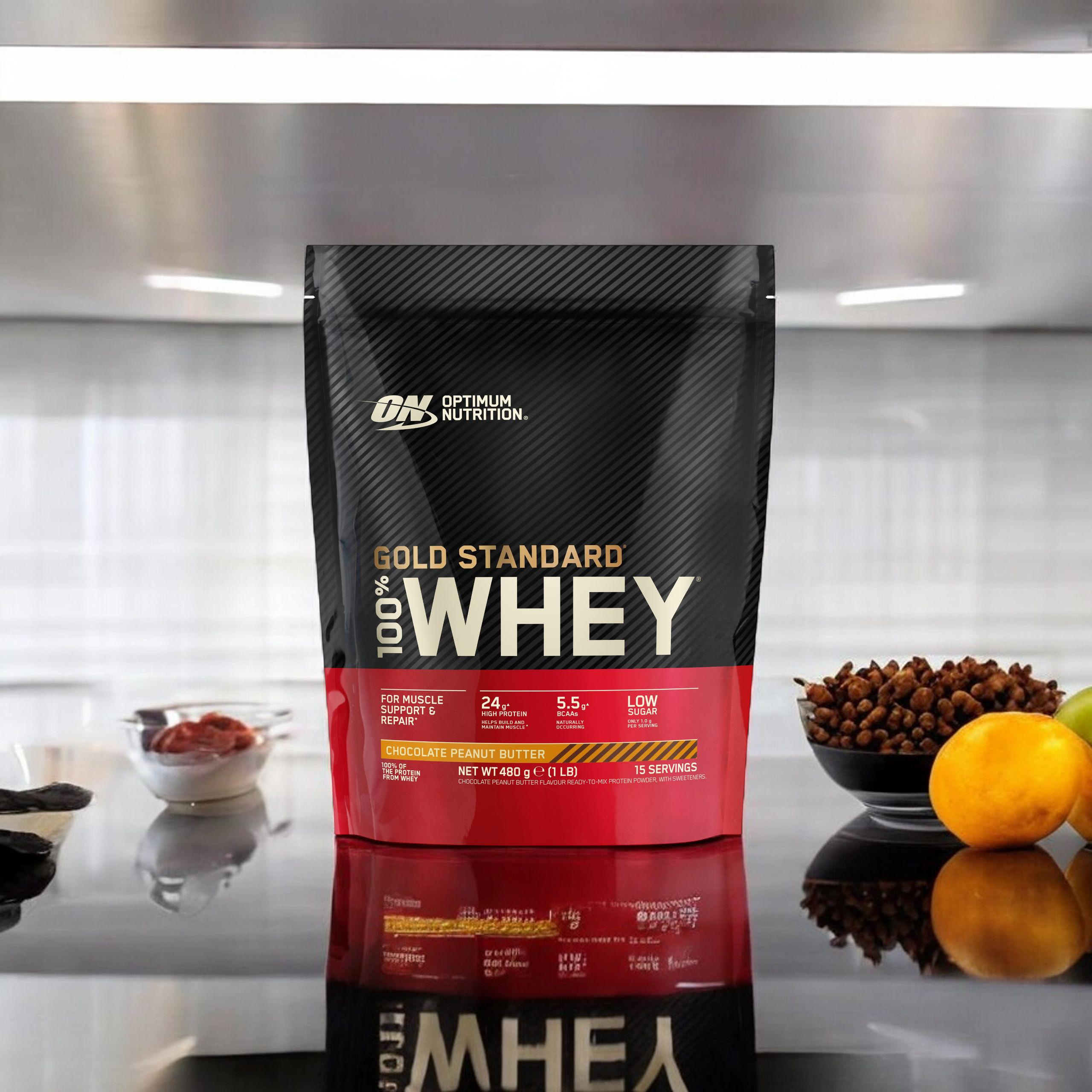 OPTIMUM NUTRITION Whey Gold Standard Bag - 2x 480g