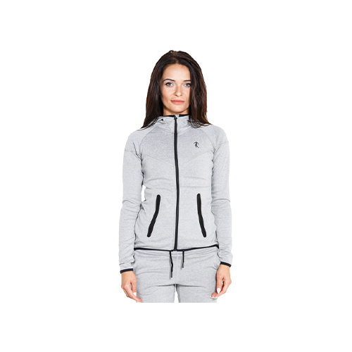 KEVIN LEVRONE Hoodie Woman's Jacket - Melange Grey - 3x L