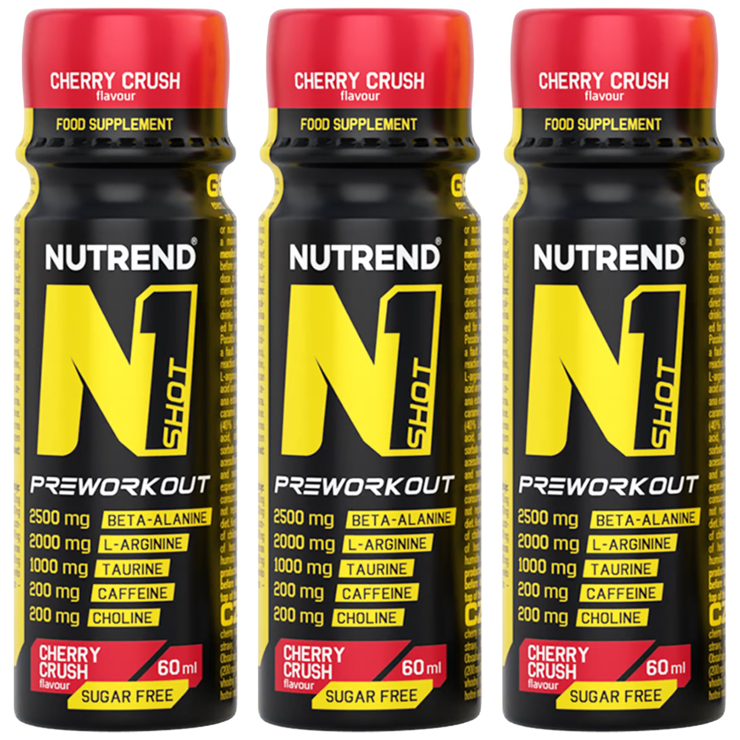 NUTREND N1 Shot PreWorkout - 3x 60ml