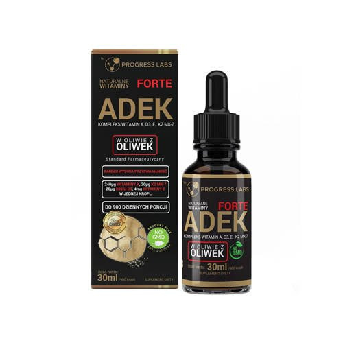 PROGRESS LABS Vitamin ADEK Forte - 3x 30ml