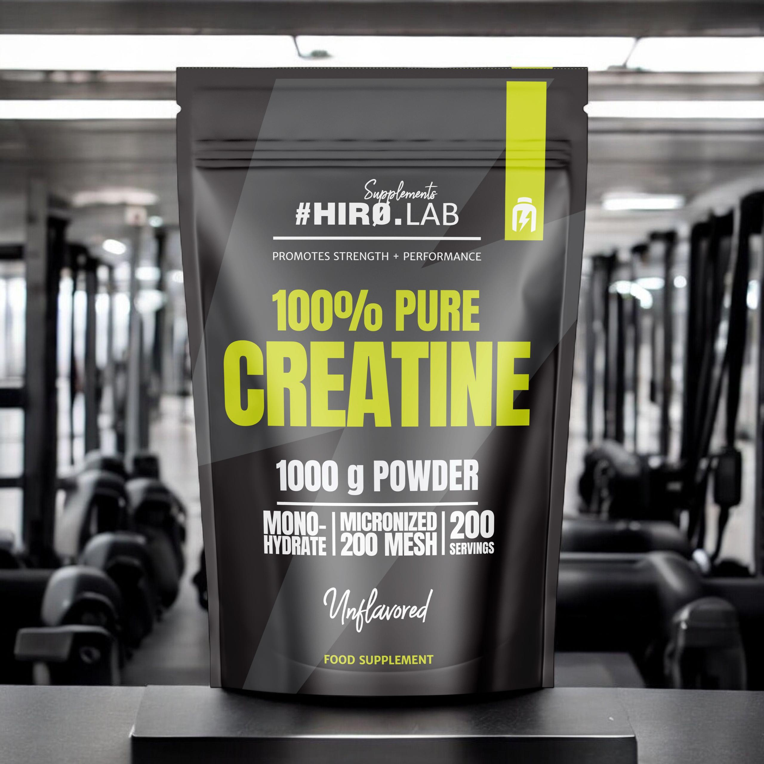 HIRO.LAB 100% Pure Creatine - 1000g - Unflavored