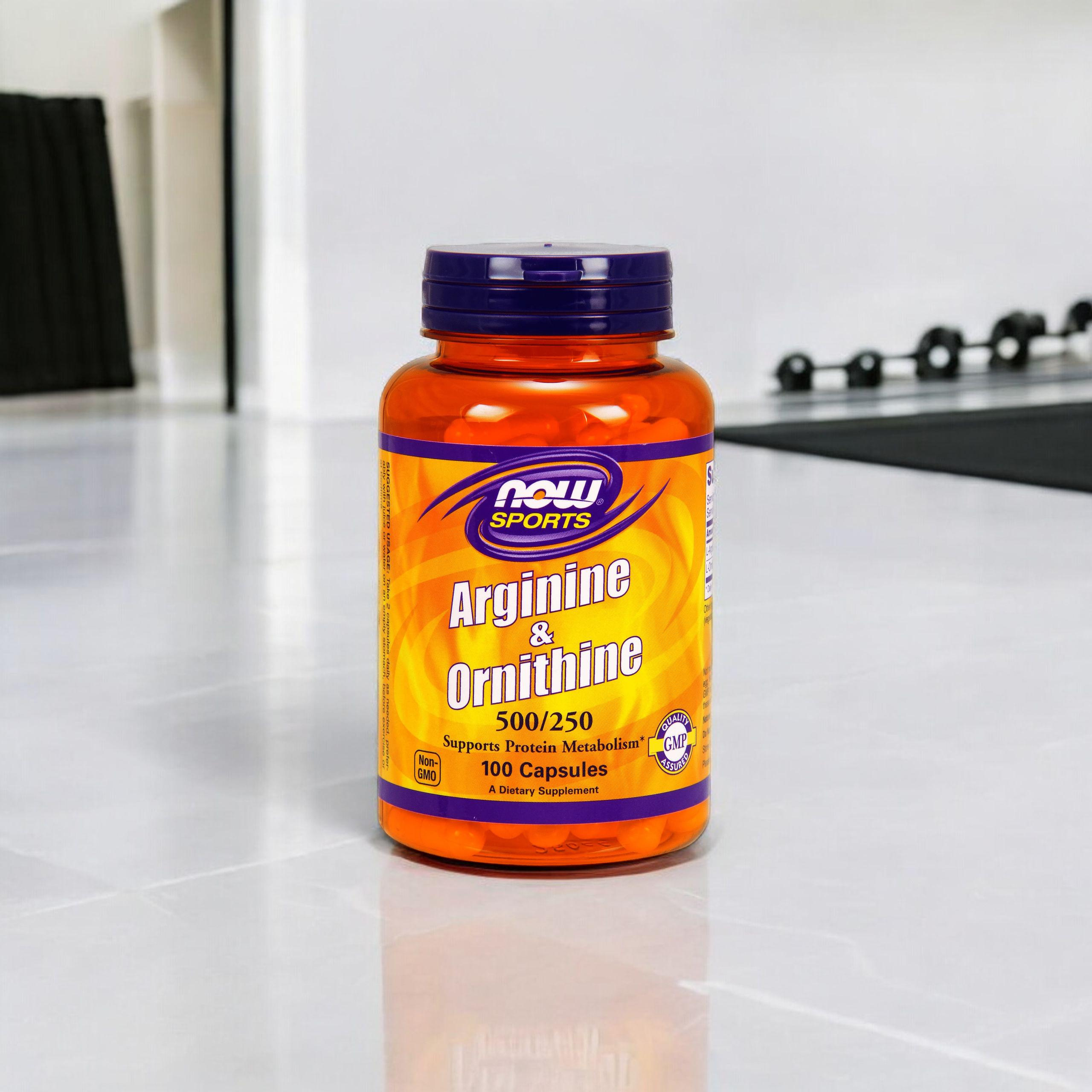 NOW Arginine & Ornithine - 2x 100caps