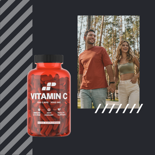 2x MP NUTRITION Vitamin C 1000mg - 100caps - Witamina C