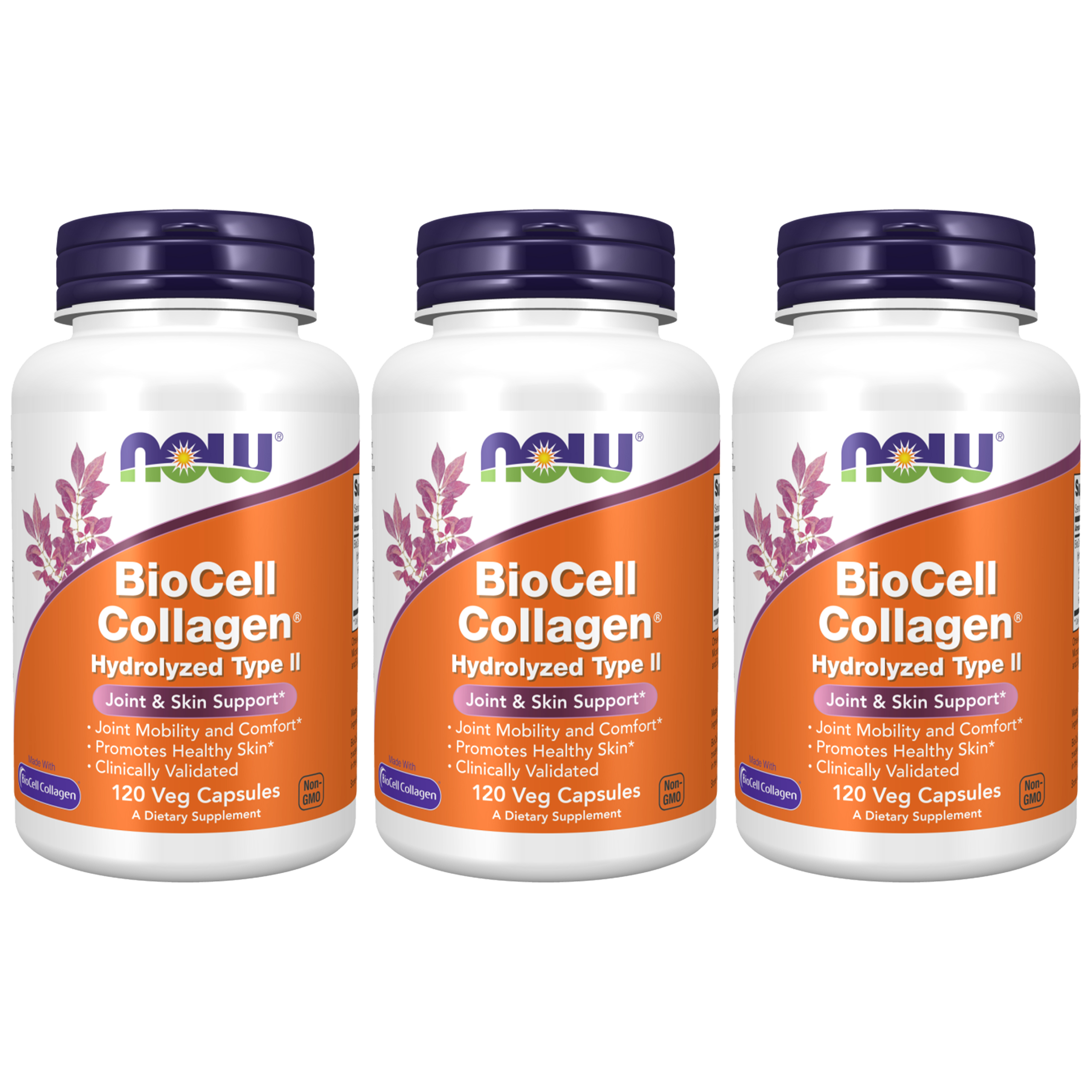 NOW BioCell Collagen - 3x 120vcaps