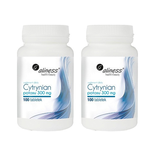 ALINESS - Cytrynian Potasu 300mg - 2x 100vtabs.