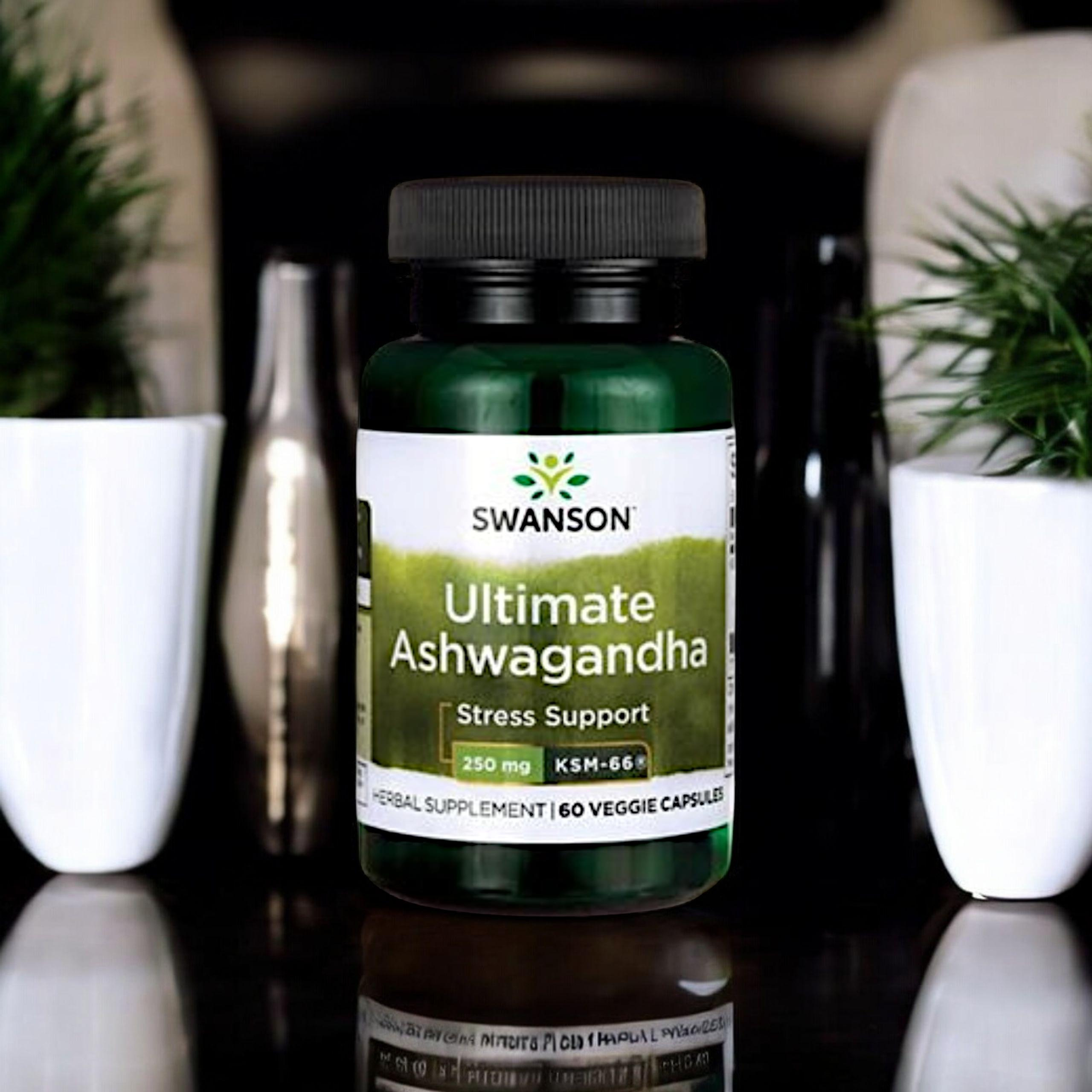 SWANSON Ashwagandha KSM-66 250mg - 2x 60vcaps