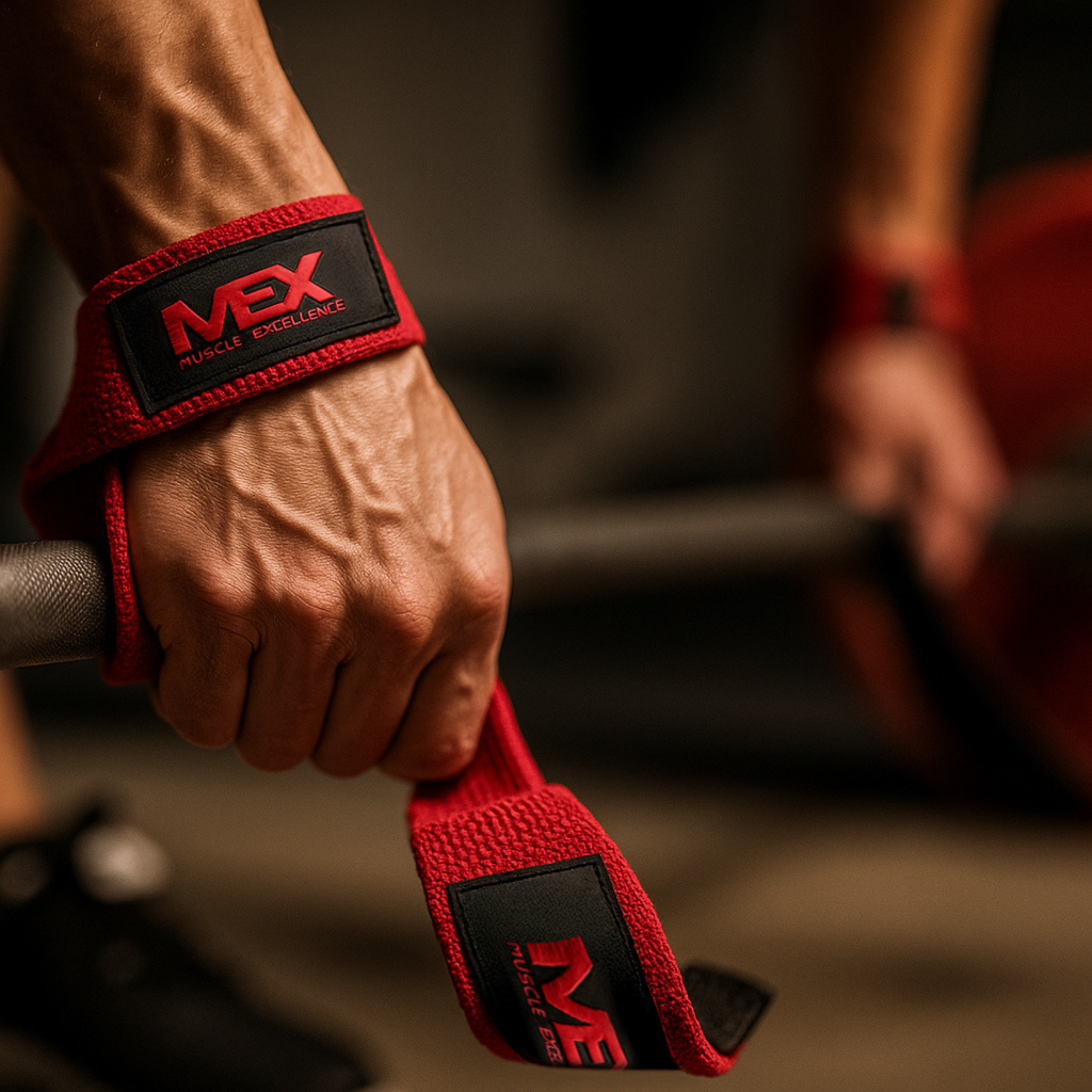MEX NUTRITION - Lift Straps - 2x Red