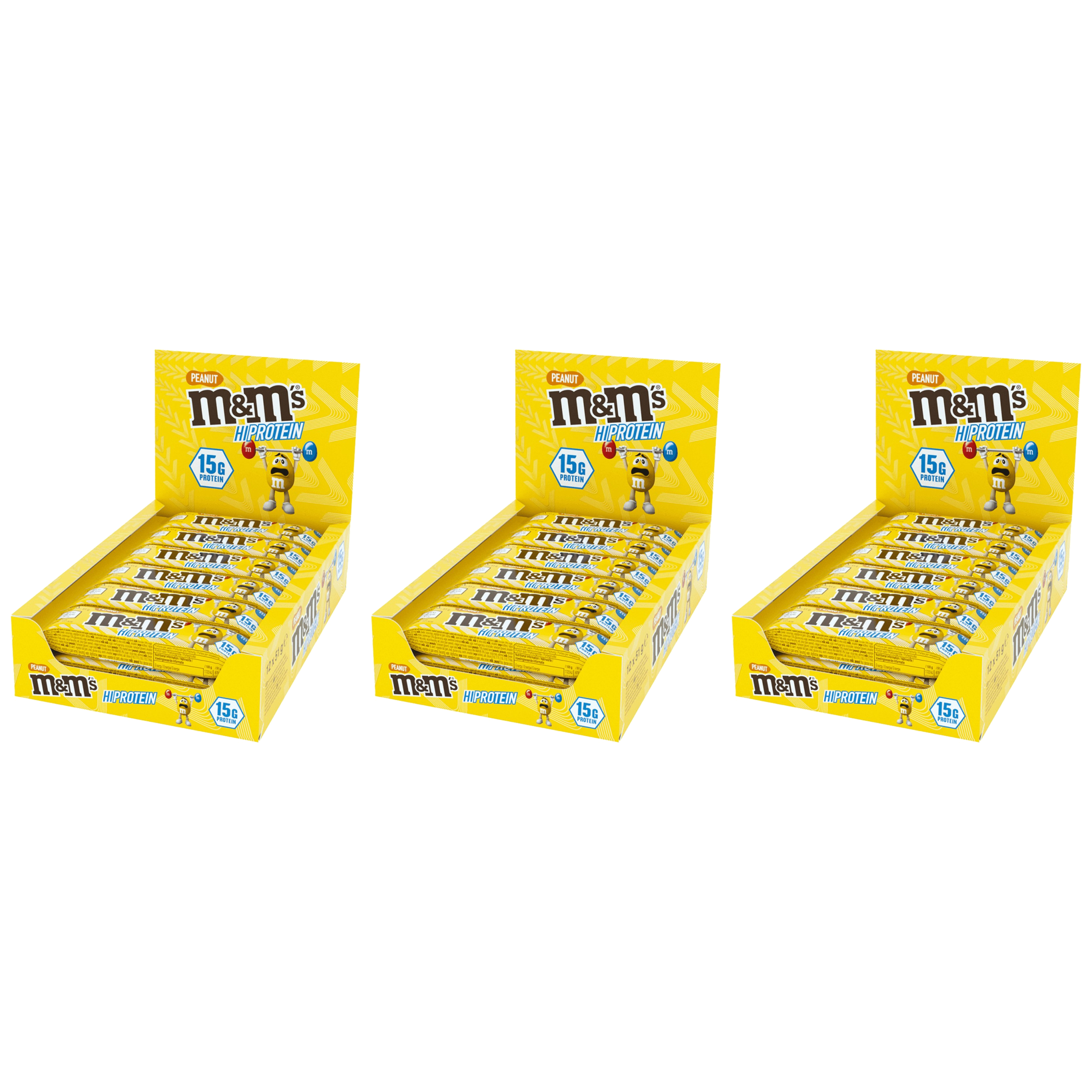 Mars - M&M`s HiProtein Bar - 12x 3x 52g 