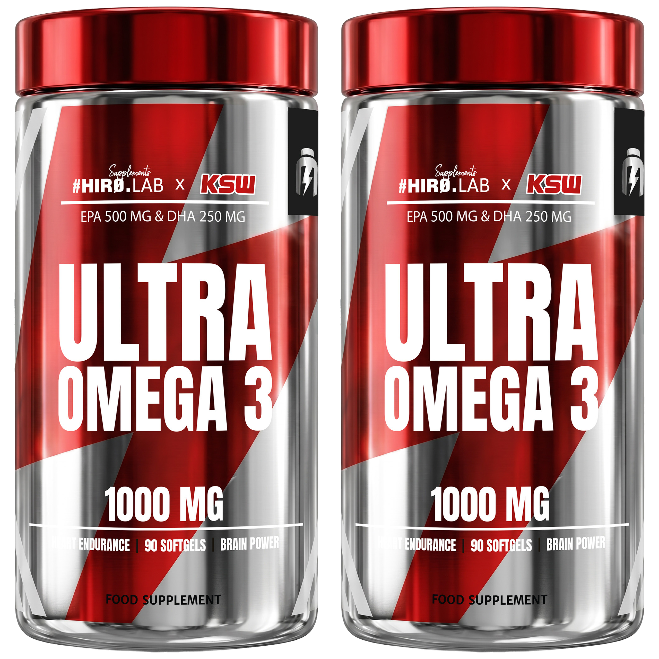 HIRO.LAB x KSW - Ultra Omega - 2x 90 softgels.