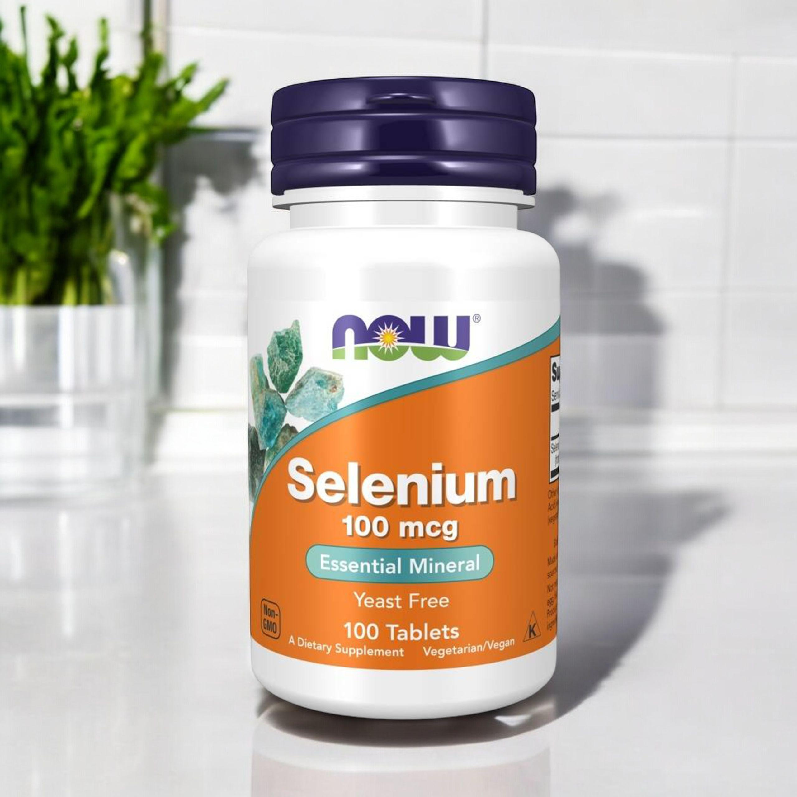 NOW Selenium 100mcg - 3x 100tabs