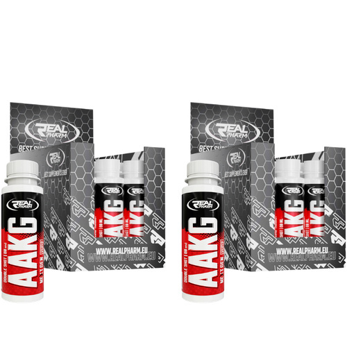 REAL PHARM - AAKG Shot - 12x 2x 80ml - Orange