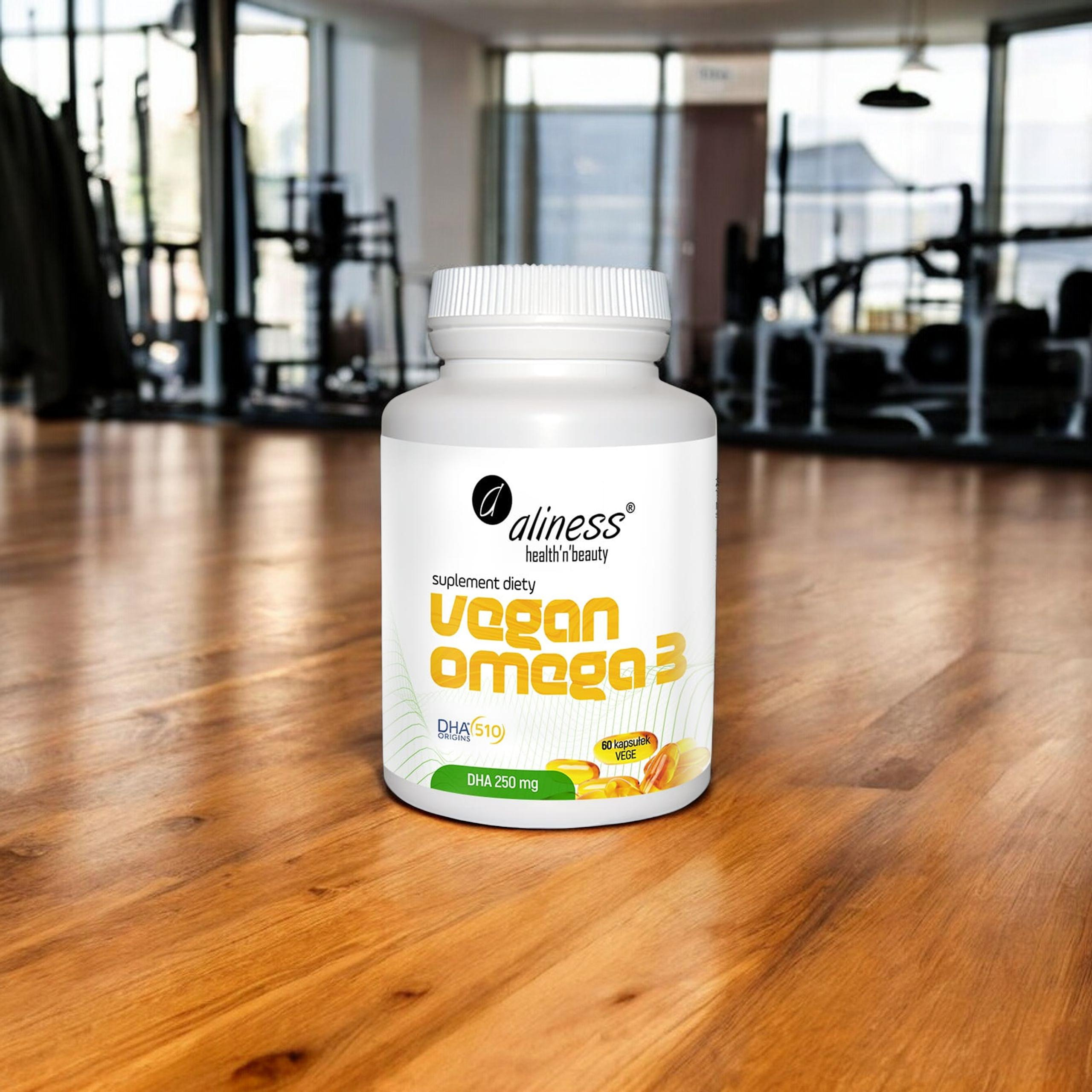 ALINESS - Vegan Omega 3 - DHA 250mg - 2x 60caps.
