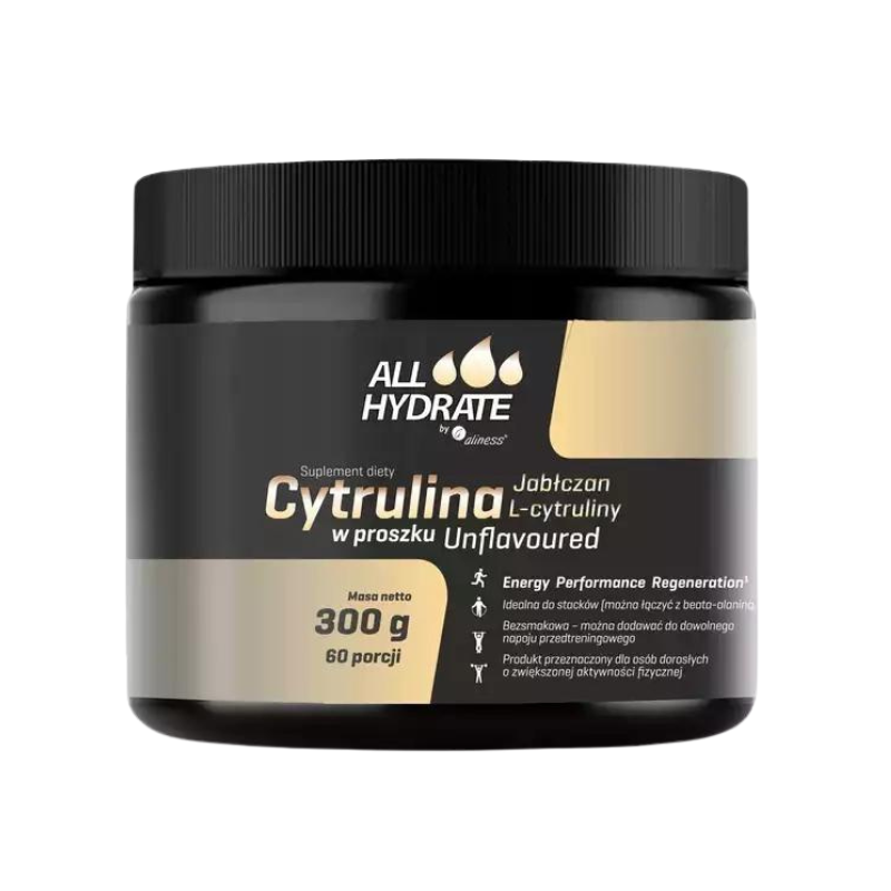 ALINESS - ALL Hydrate Jabłczan L-Cytruliny - 3x 300g - Natural