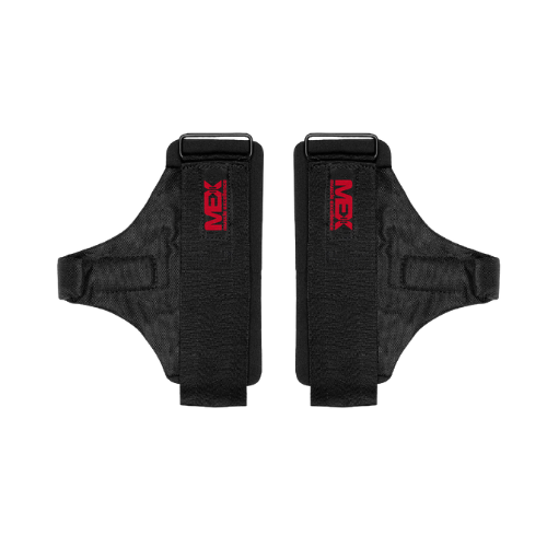MEX SPORT - Power Pro Lifting Hooks - 2x Black