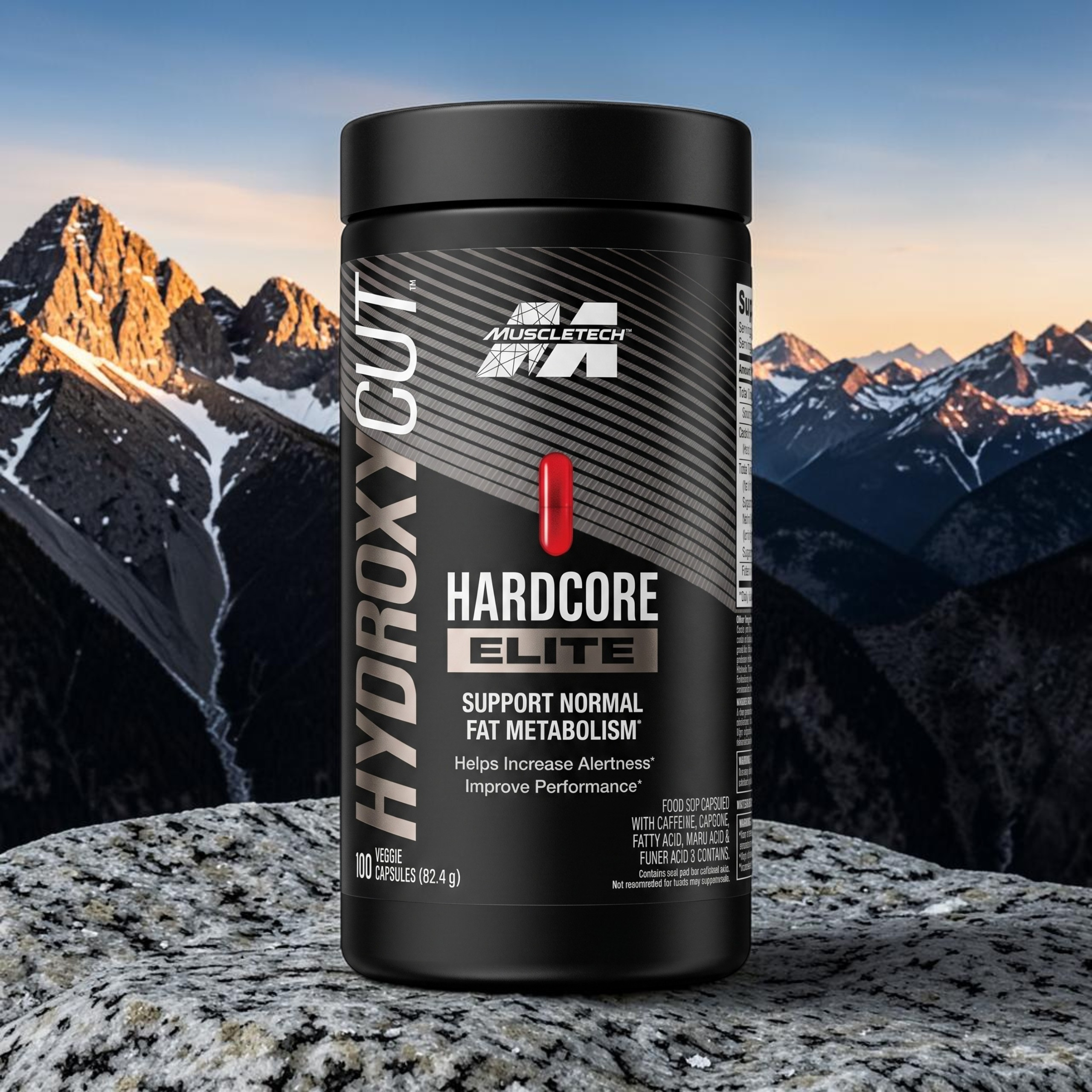 MUSCLE TECH - Hydroxycut Hardcore Elite - 3x 100vcaps.