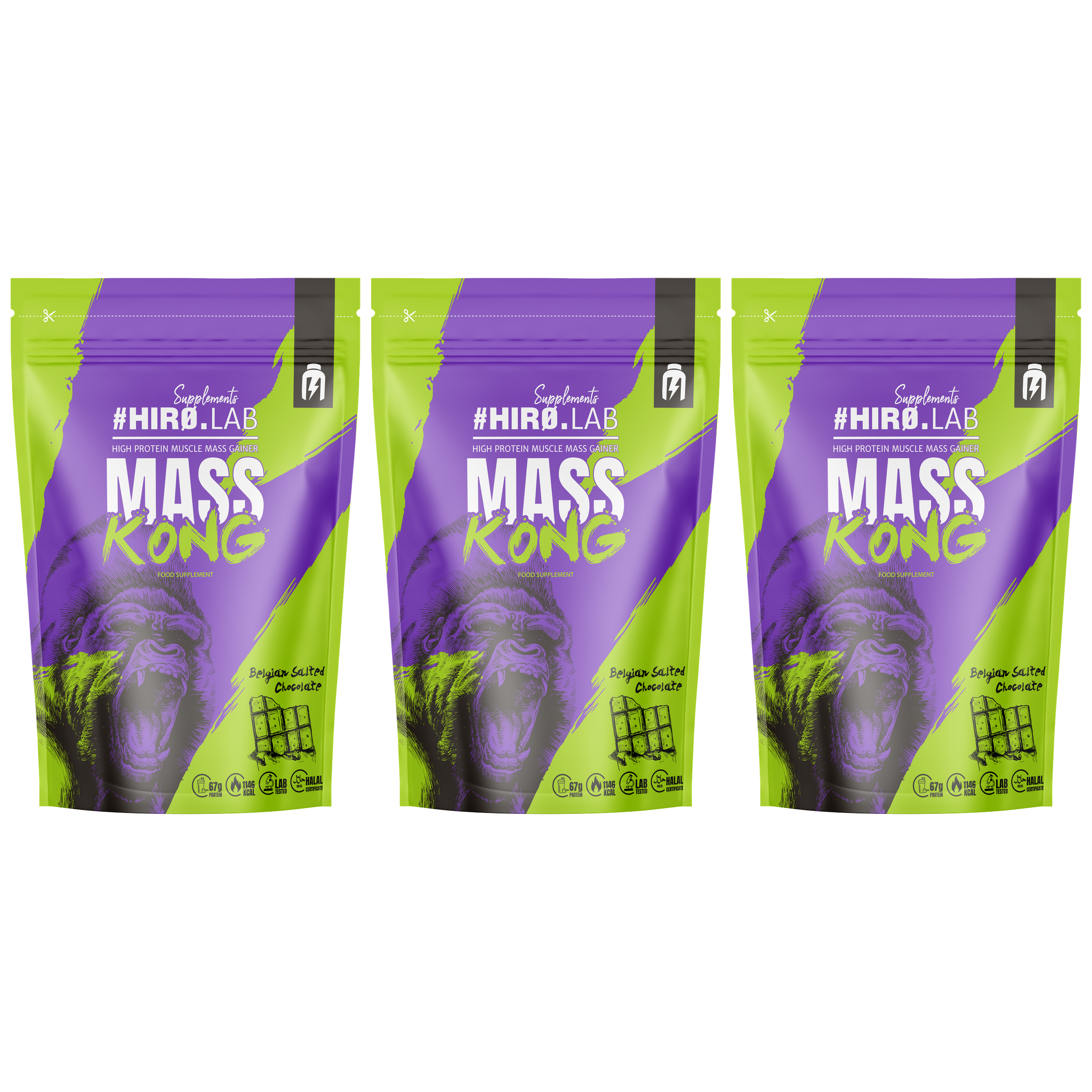 HIRO.LAB Mass Kong - 3x 1000g