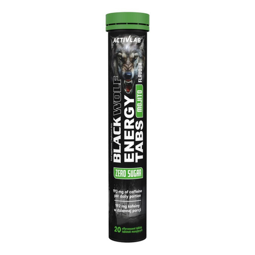 ACTIVLAB -  Black Wolf Energy Tabs - 2x 20tabs