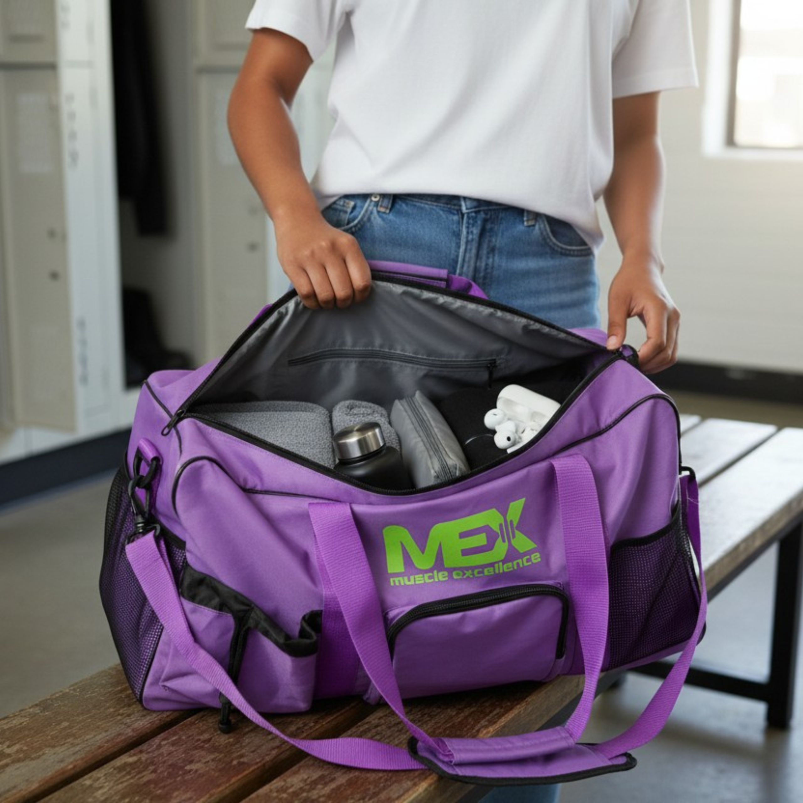 MEX NUTRITION - Torba Sportowa GymFit - Violet