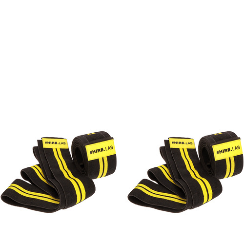 HIRO.LAB Knee Wraps - Rubber Logo New - 2x Opaski usztywniające na kolana