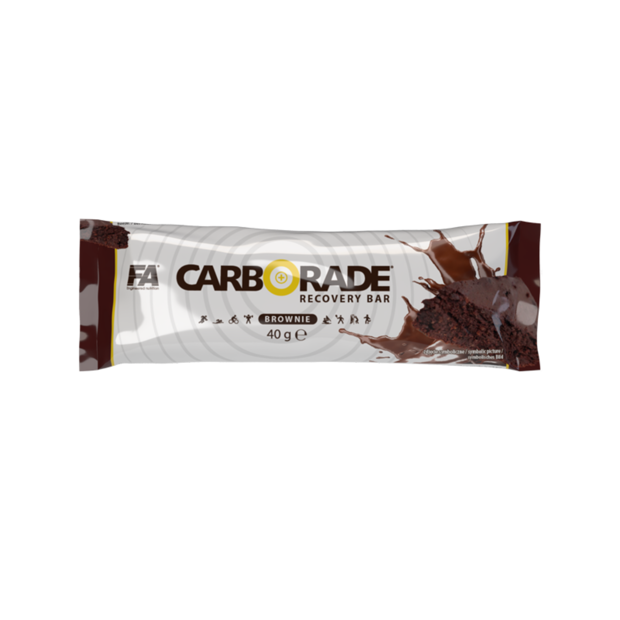 FITNESS AUTHORITY - Carborade Recovery Bar - 24x 2x 40g 