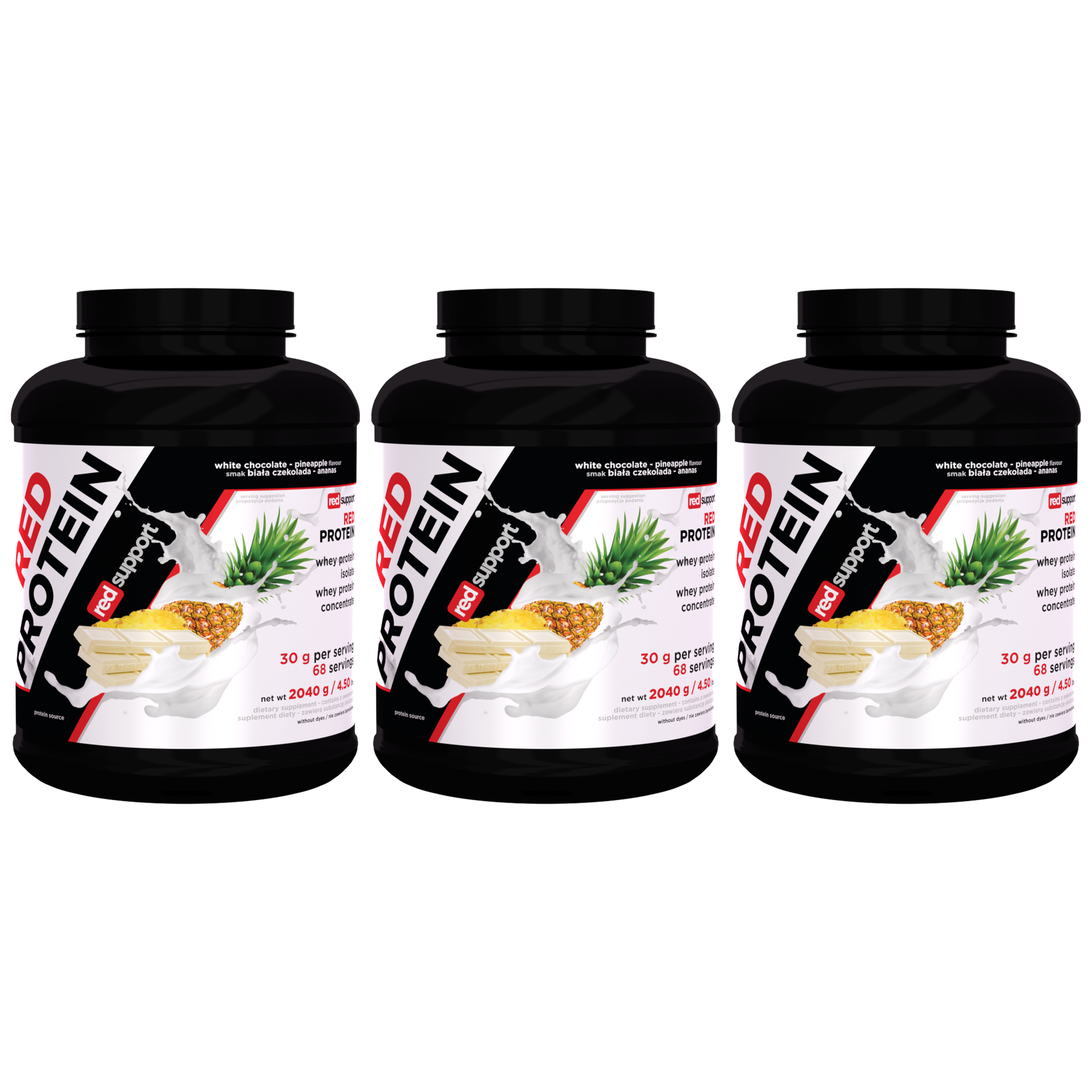RED SUPPORT Red Protein - 3x 2040g