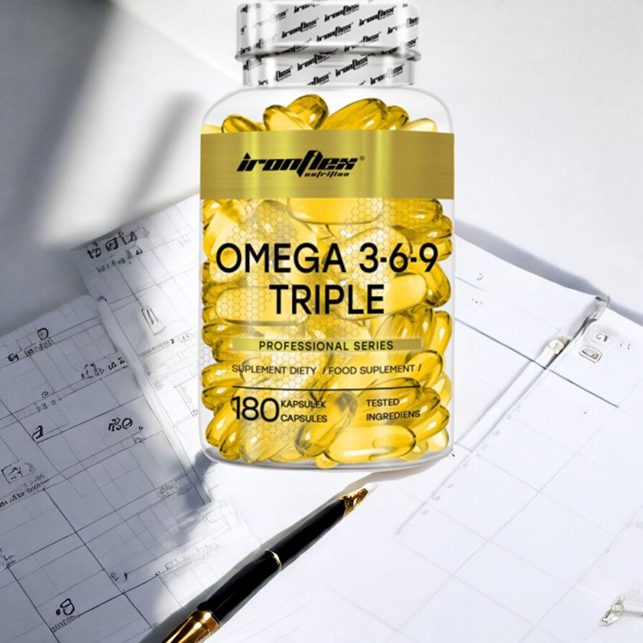IronFlex Omega 3-6-9 Triple - 3x 180caps.