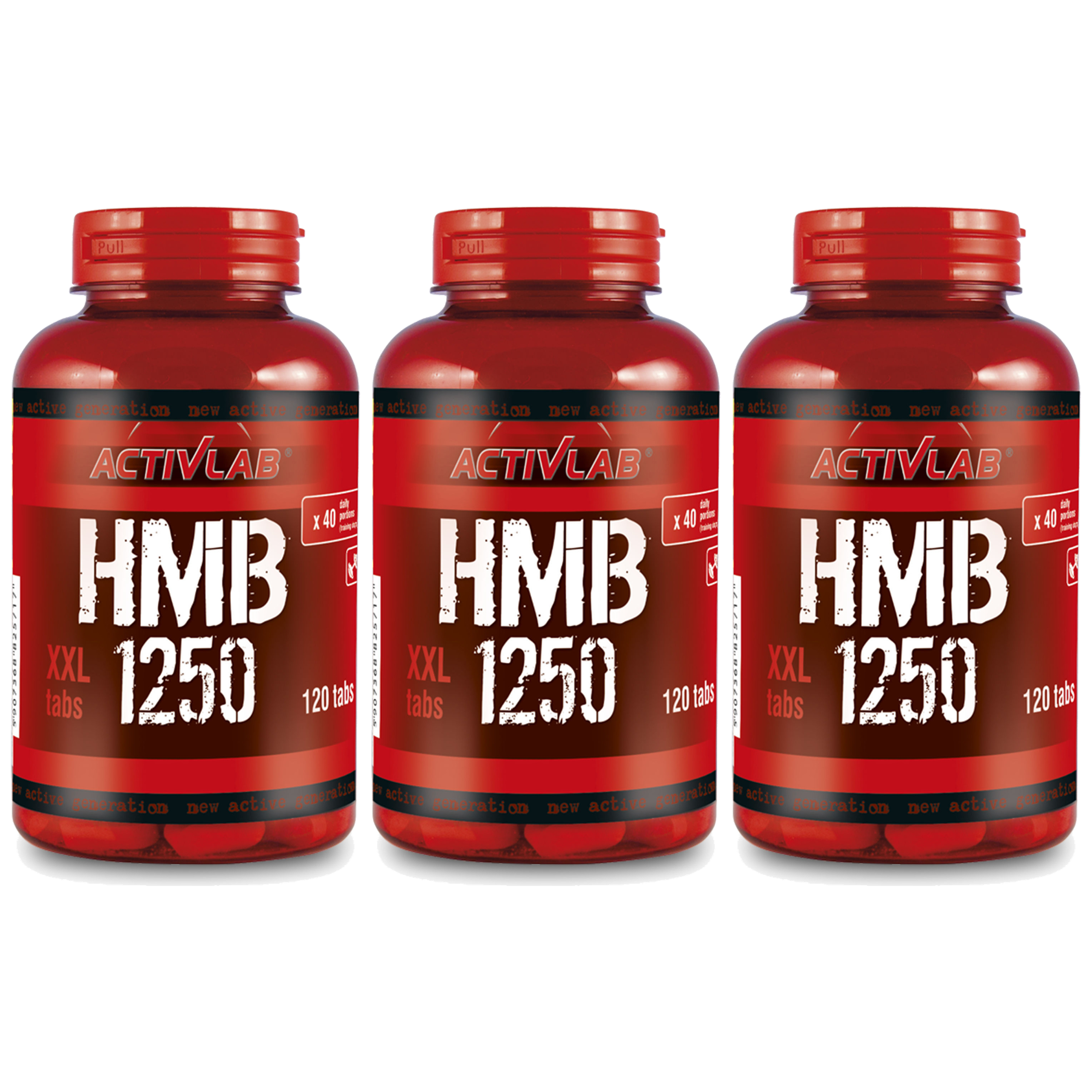 ACTIVLAB HMB 1250 XXL Tabs - 3x 120tabs