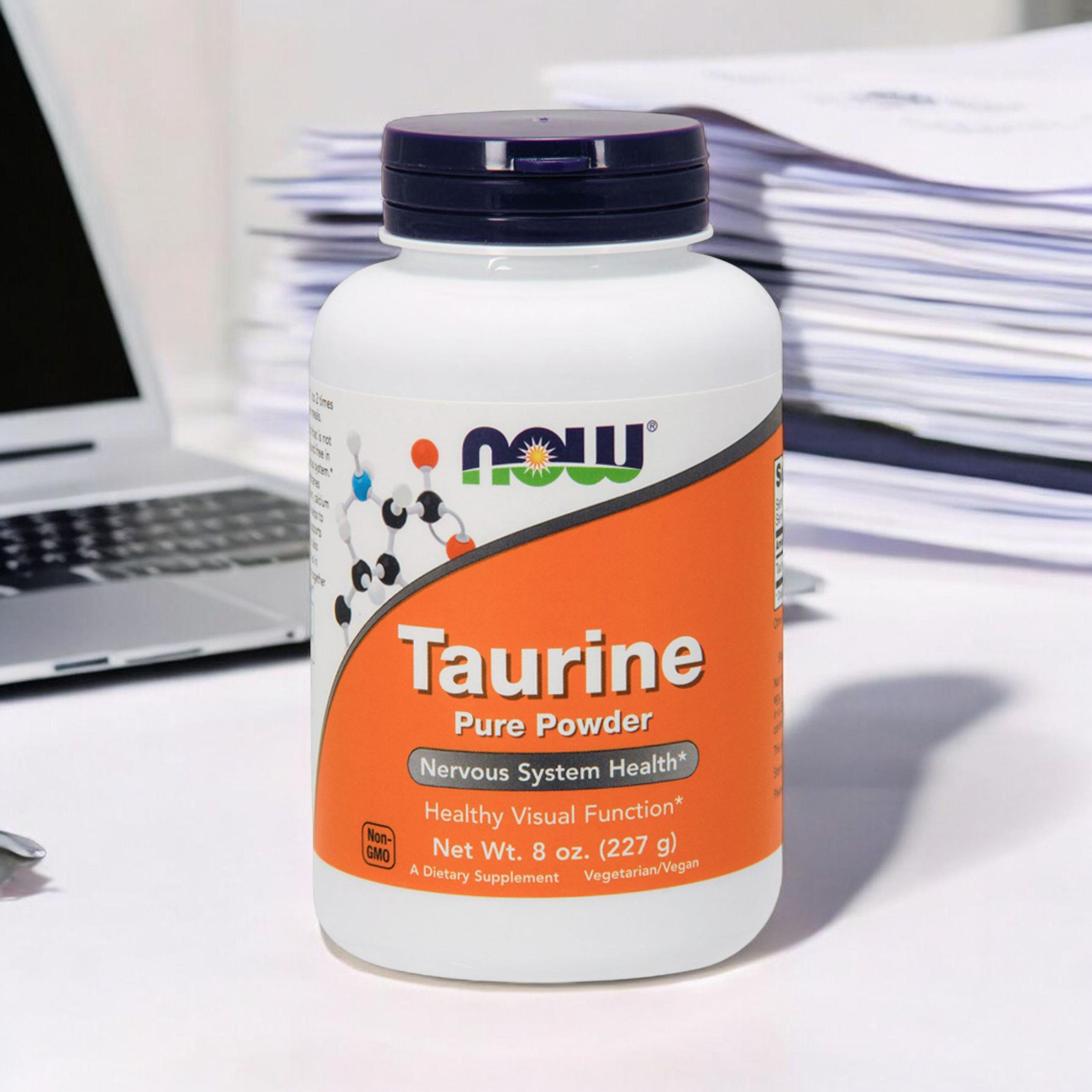 NOW Taurine Pure Powder - 3x 227g