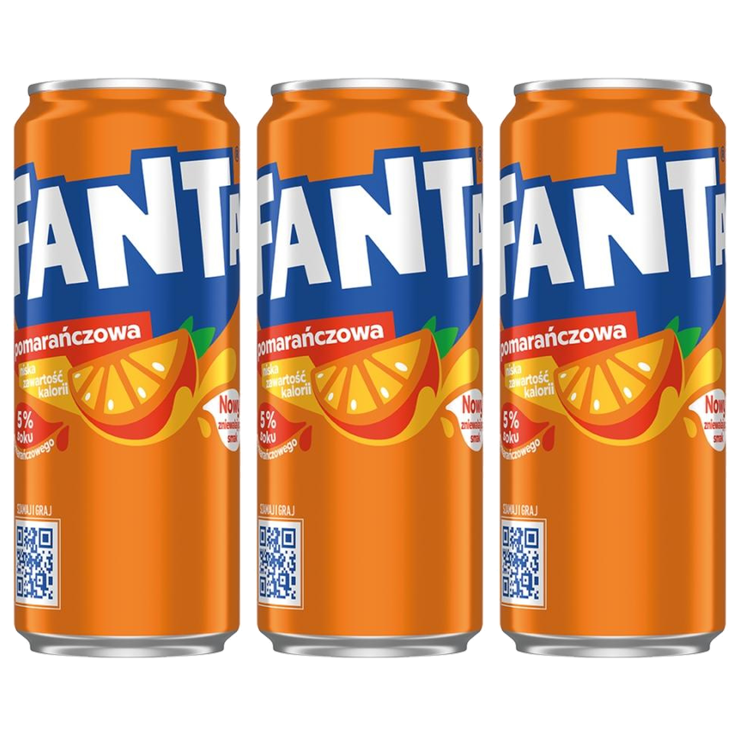FANTA - 3x 330ml - Orange