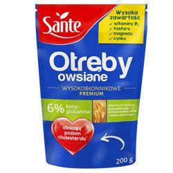 SANTE Otręby Owsiane Wysokobłonnikowe - 200g