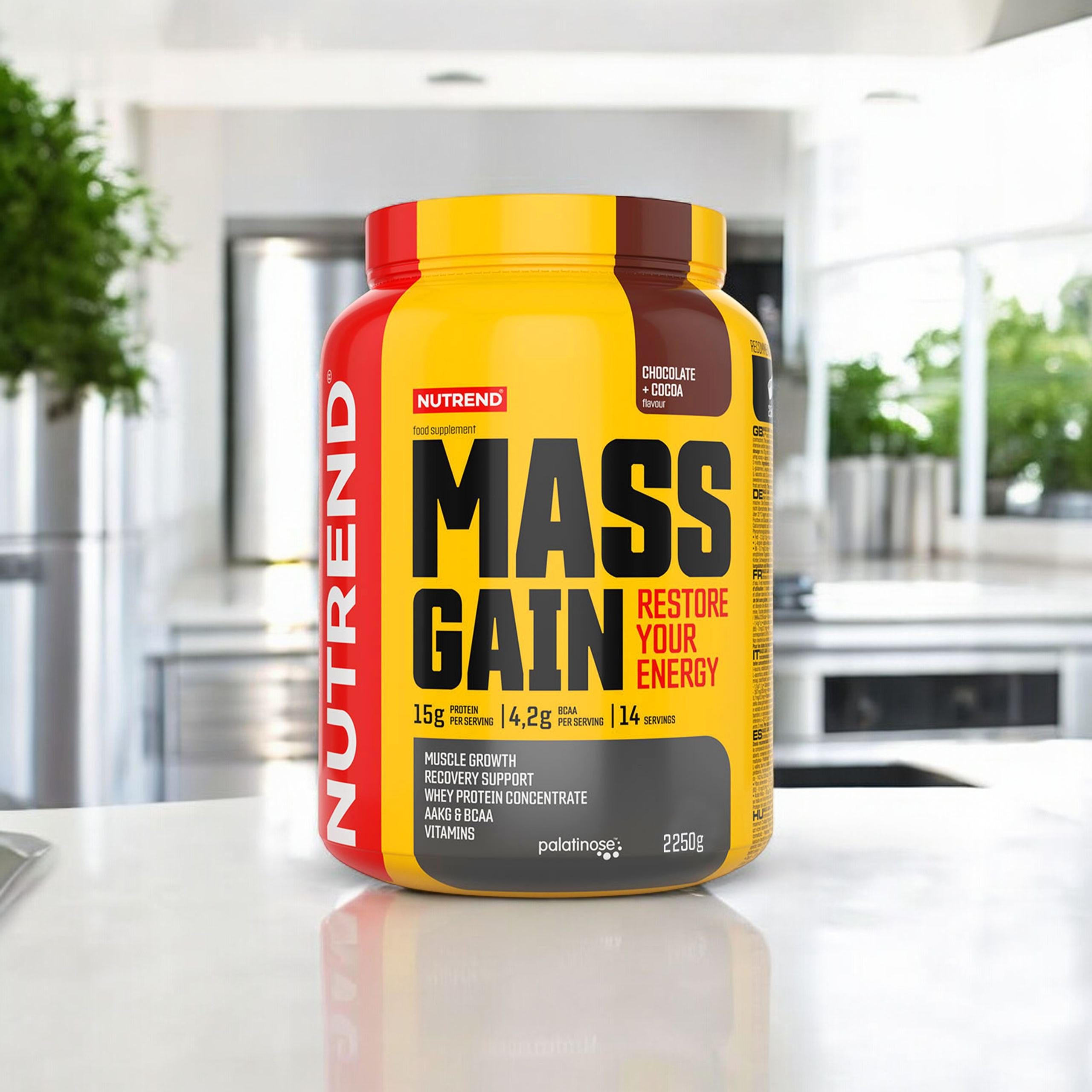 NUTREND Mass Gain - 2100g - Chocolate + Cocoa