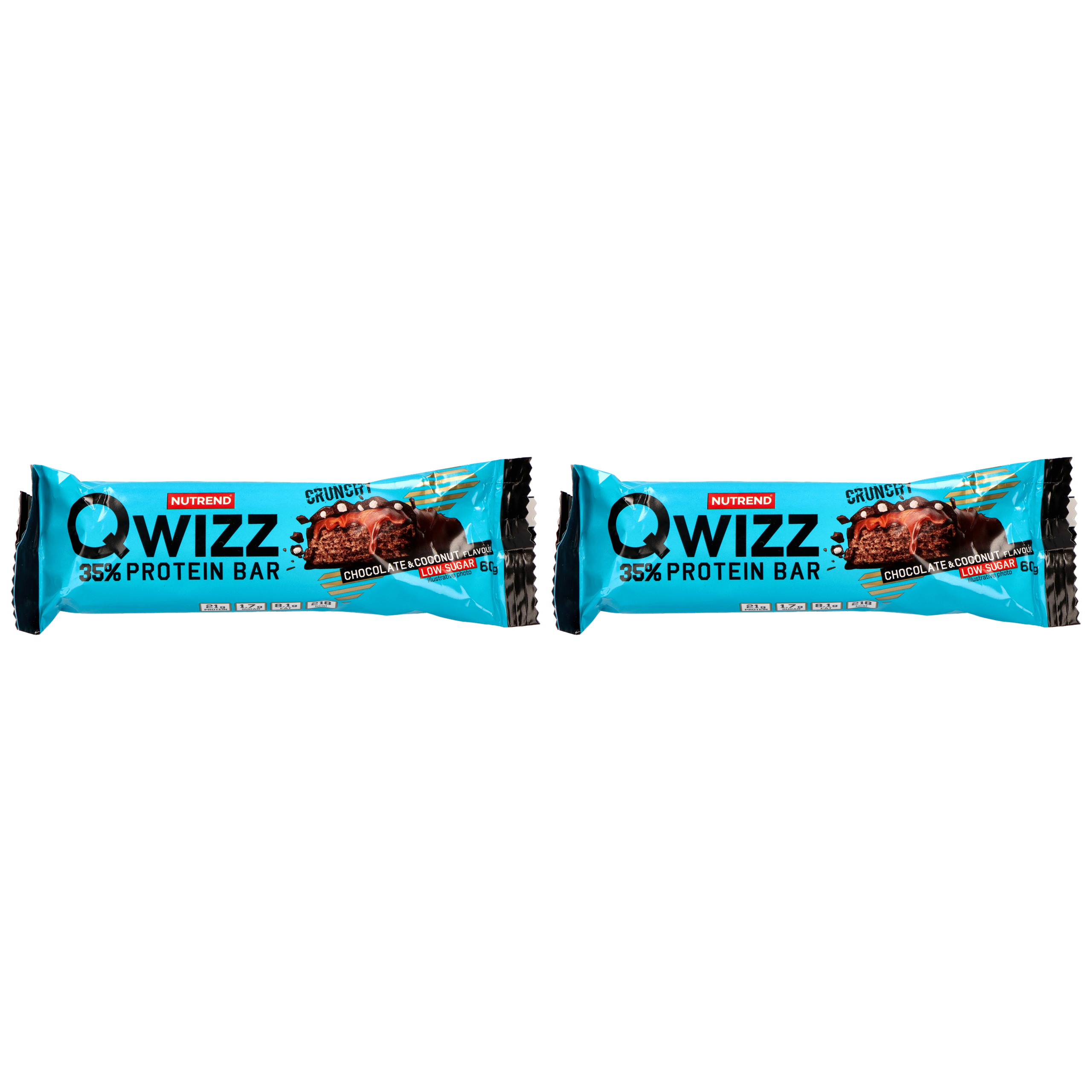 NUTREND Baton QWIZZ Protein Bar - 2x 60g