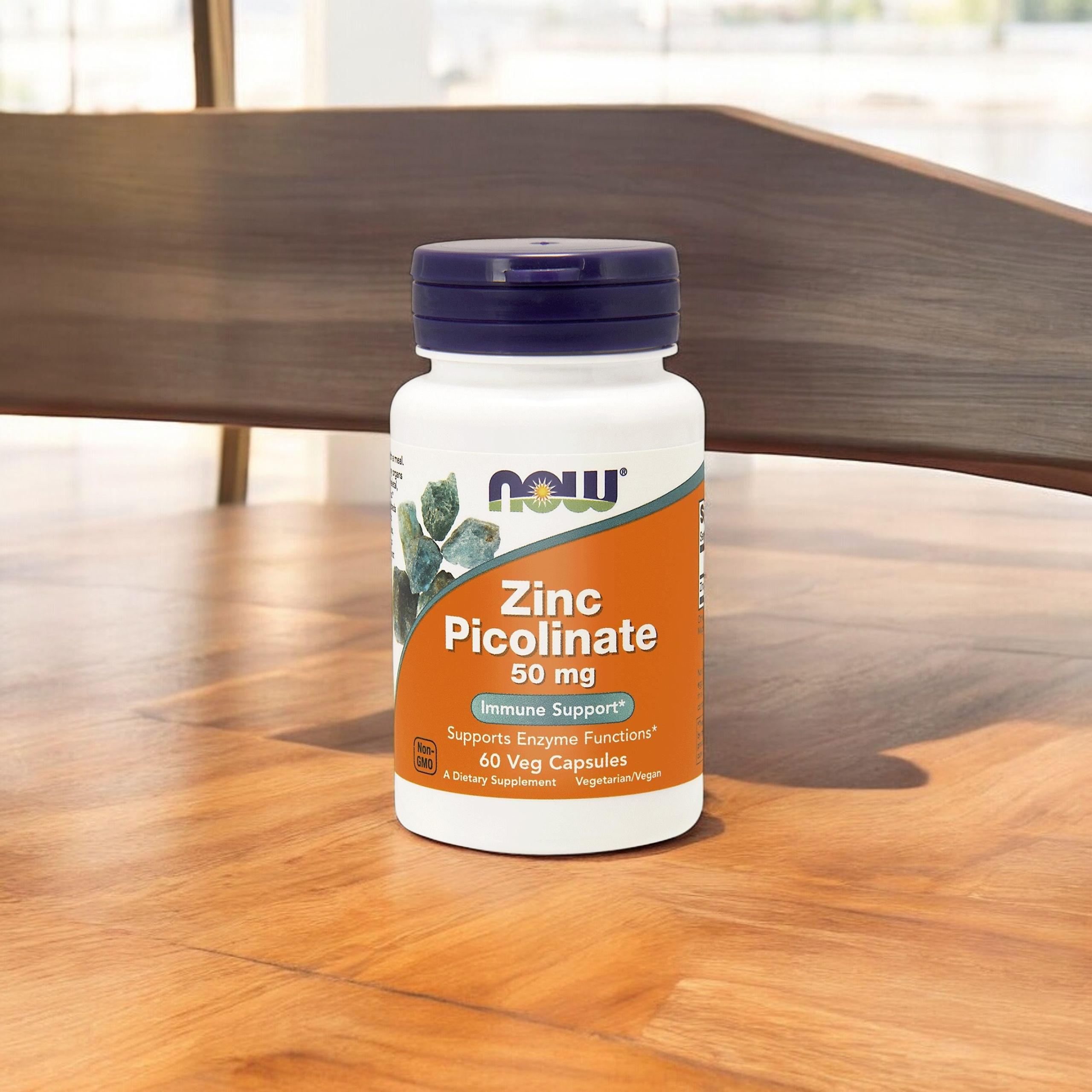 NOW - Zinc Picolinate 50mg - 2x 30vegcaps.
